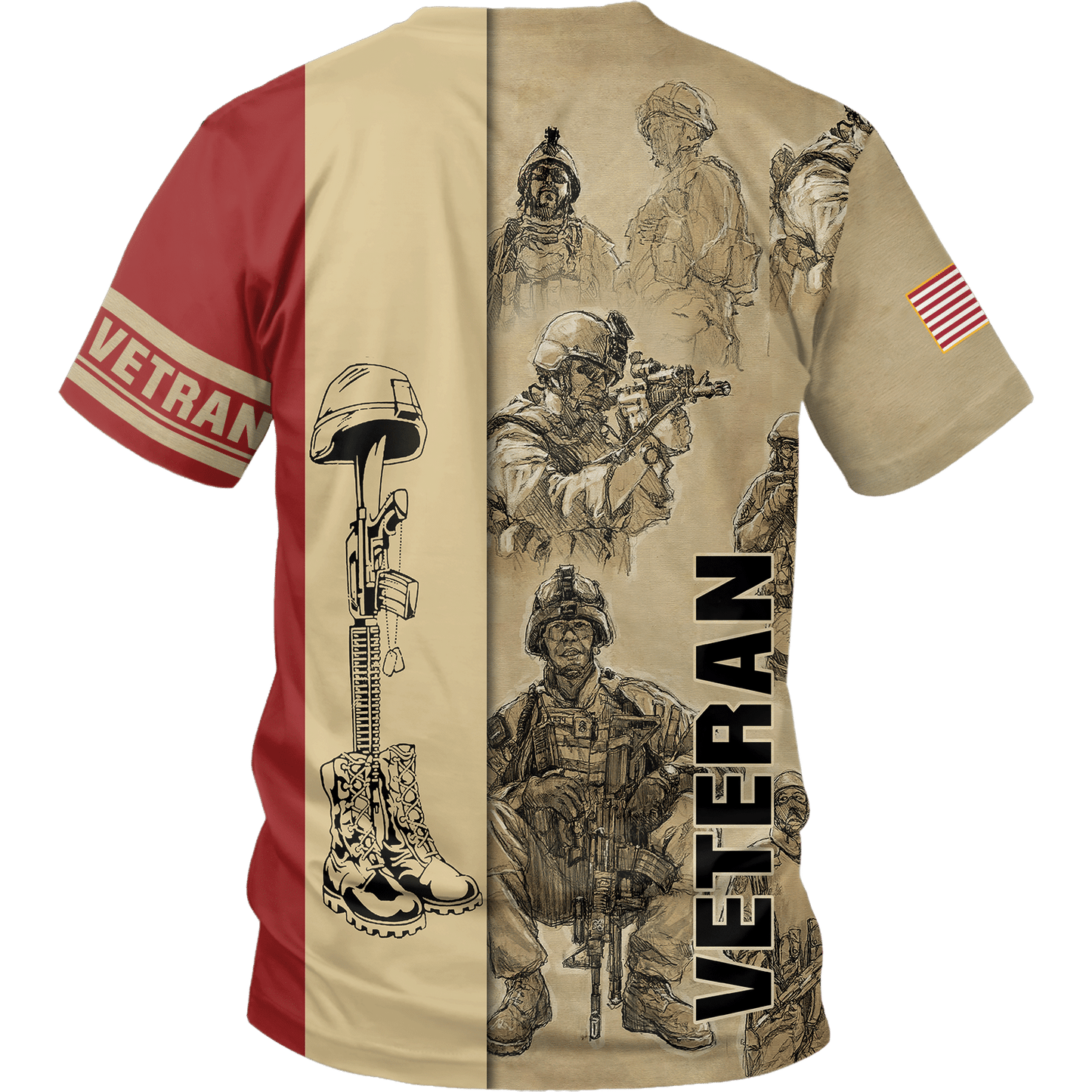 Apparel Veteran Polo Shirt - Short , Gifts for veterans