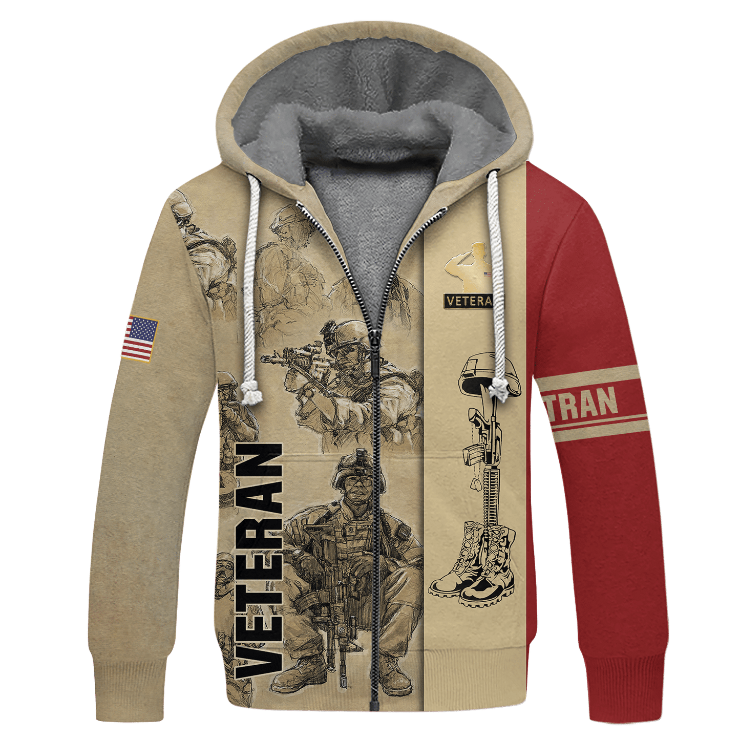 Apparel Veteran Polo Shirt - Short , Gifts for veterans
