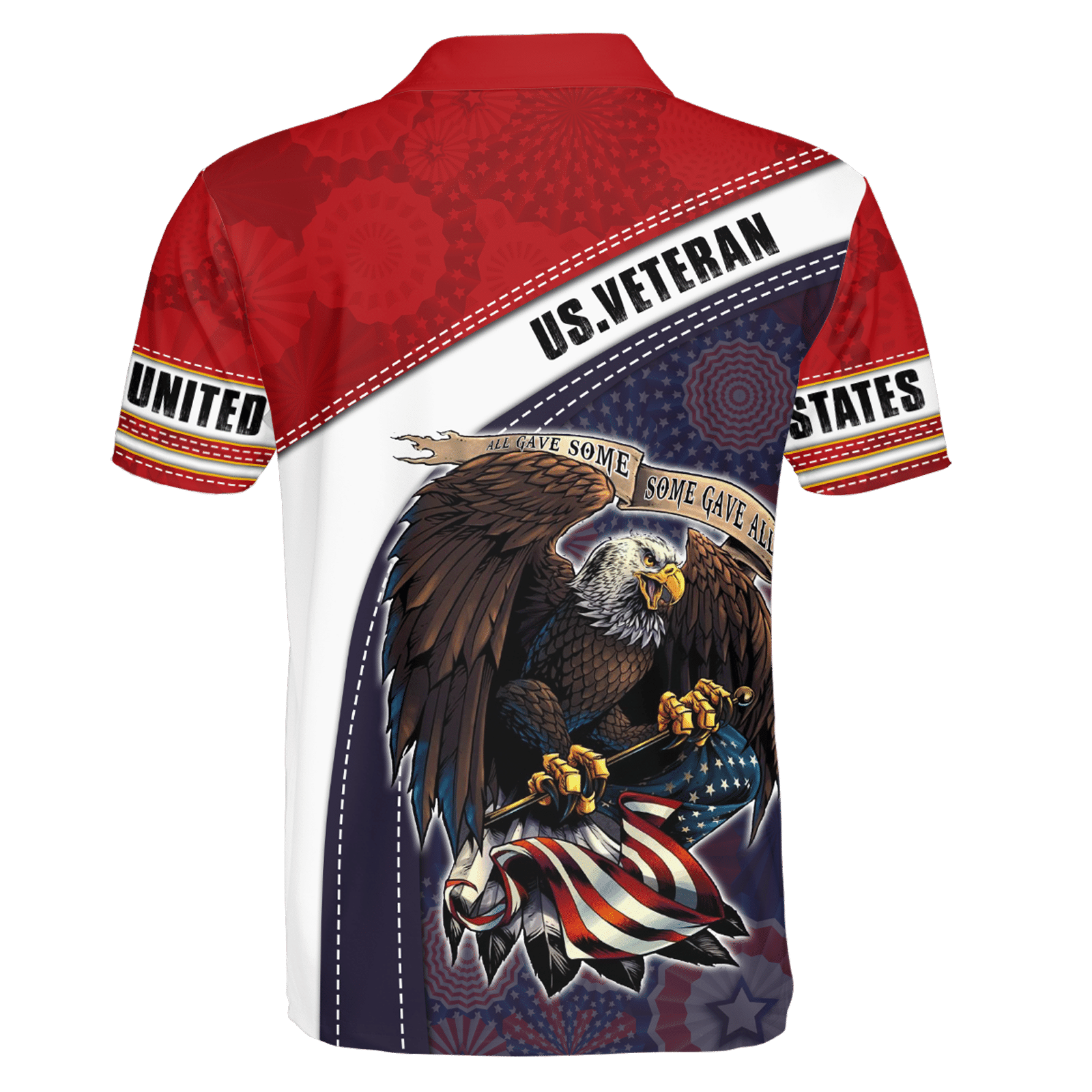 All Gave Some - Some Gave All - Independence Day - Unisex Polo Shirt - Short , Gifts for veterans, easychoo.com