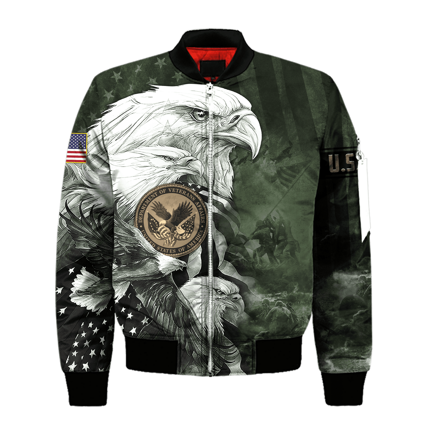 All Over Printed U.S Veteran Unisex Shirts MON25072201-VET , Gifts for veterans