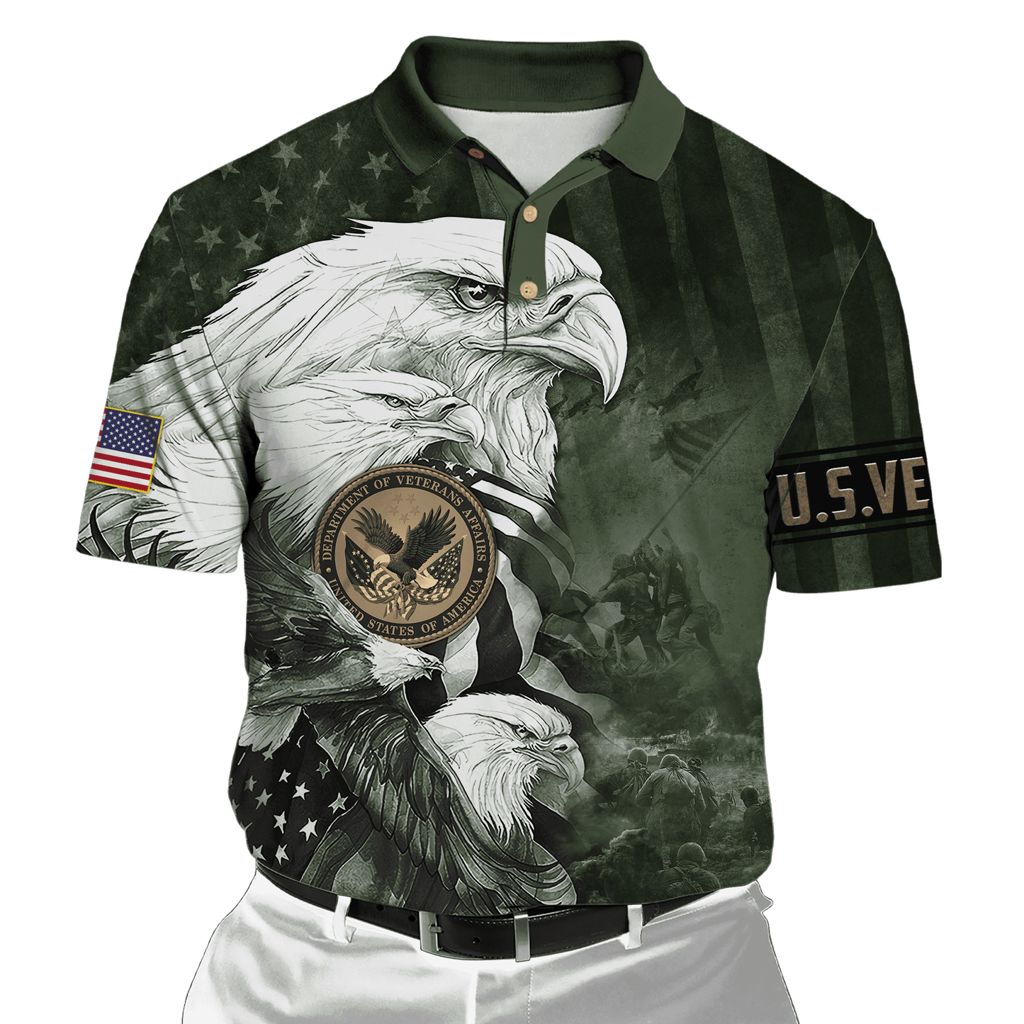 All Over Printed U.S Veteran Unisex Shirts MON25072201-VET , Gifts for veterans