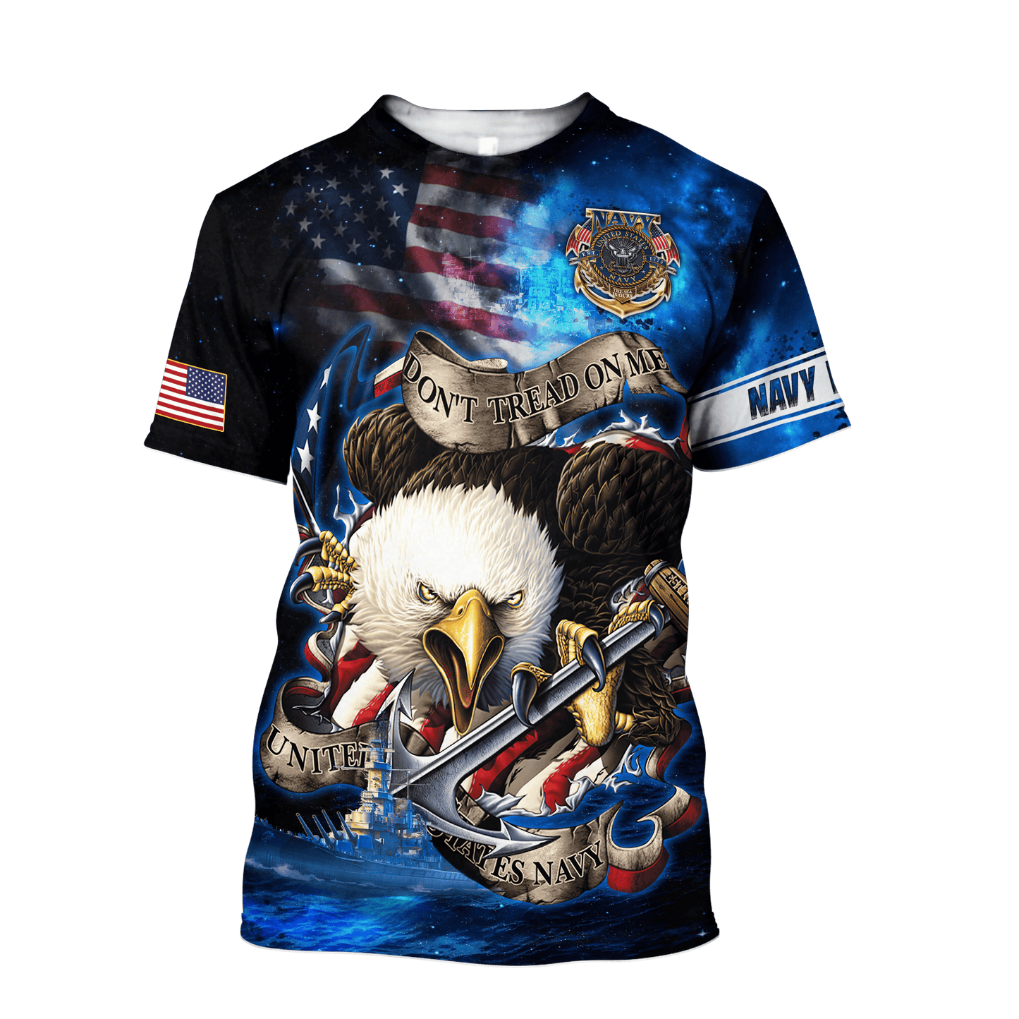 All Over Printed U.S Navy Veteran Unisex Shirts MON27072201- NA , Gifts for veterans