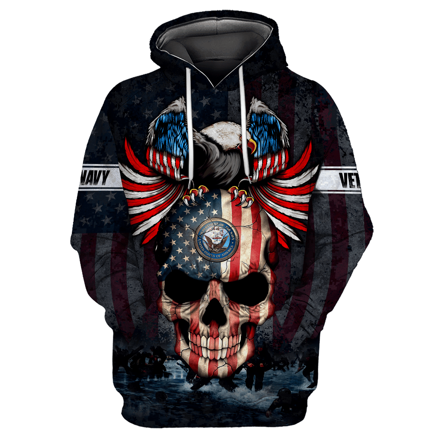 All Over Printed U.S Navy Veteran Unisex Shirts MON28072201- NA , Gifts for veterans