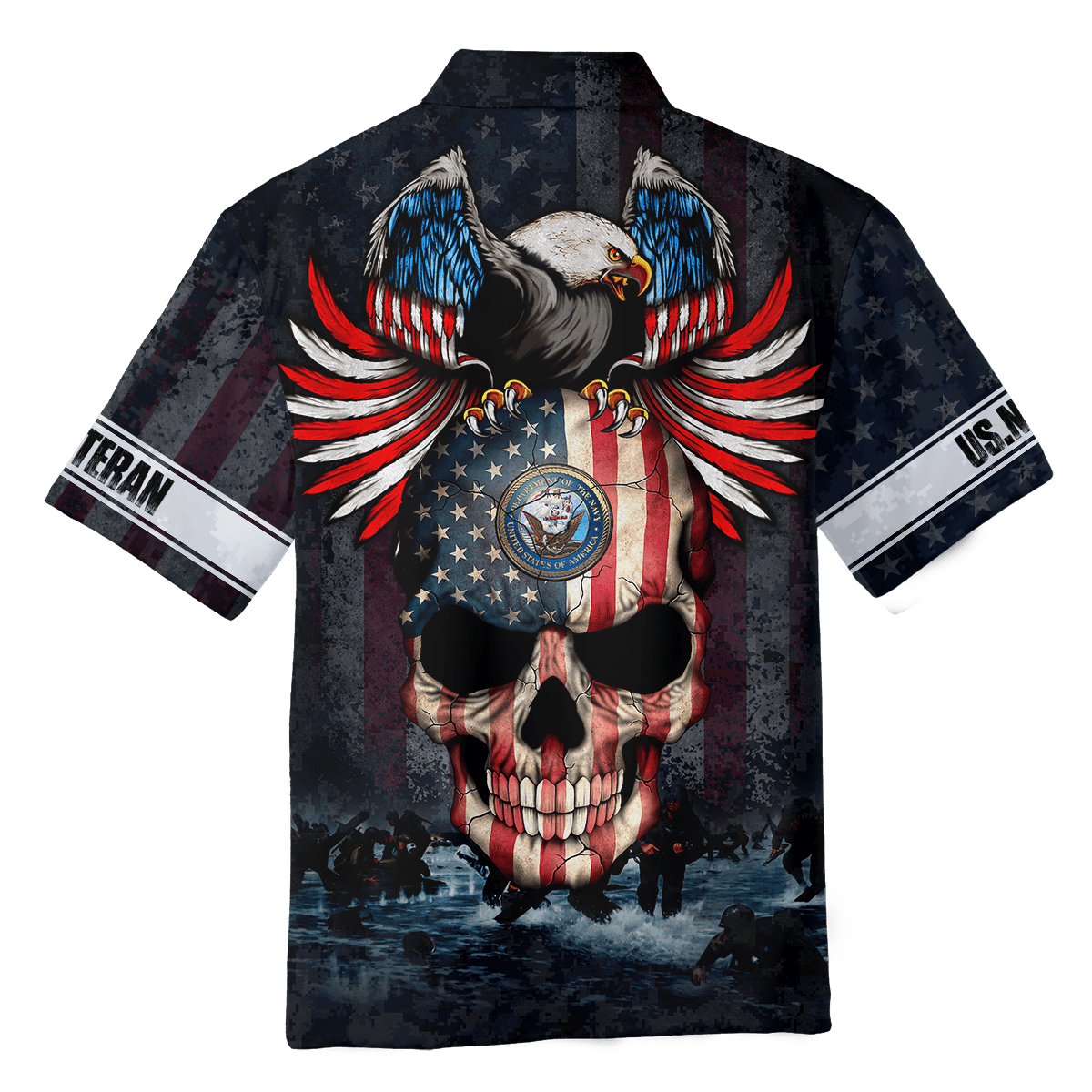 All Over Printed U.S Navy Veteran Unisex Shirts MON28072201- NA , Gifts for veterans