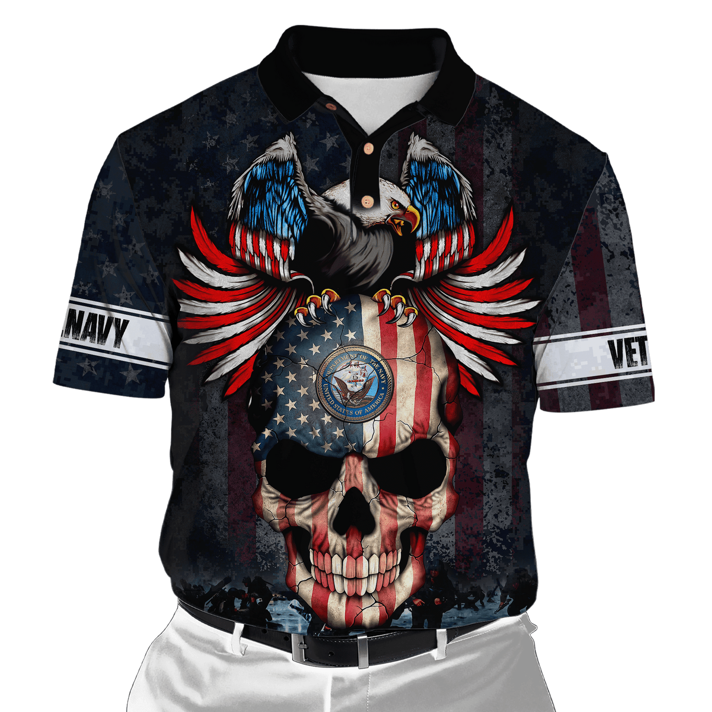 All Over Printed U.S Navy Veteran Unisex Shirts MON28072201- NA , Gifts for veterans