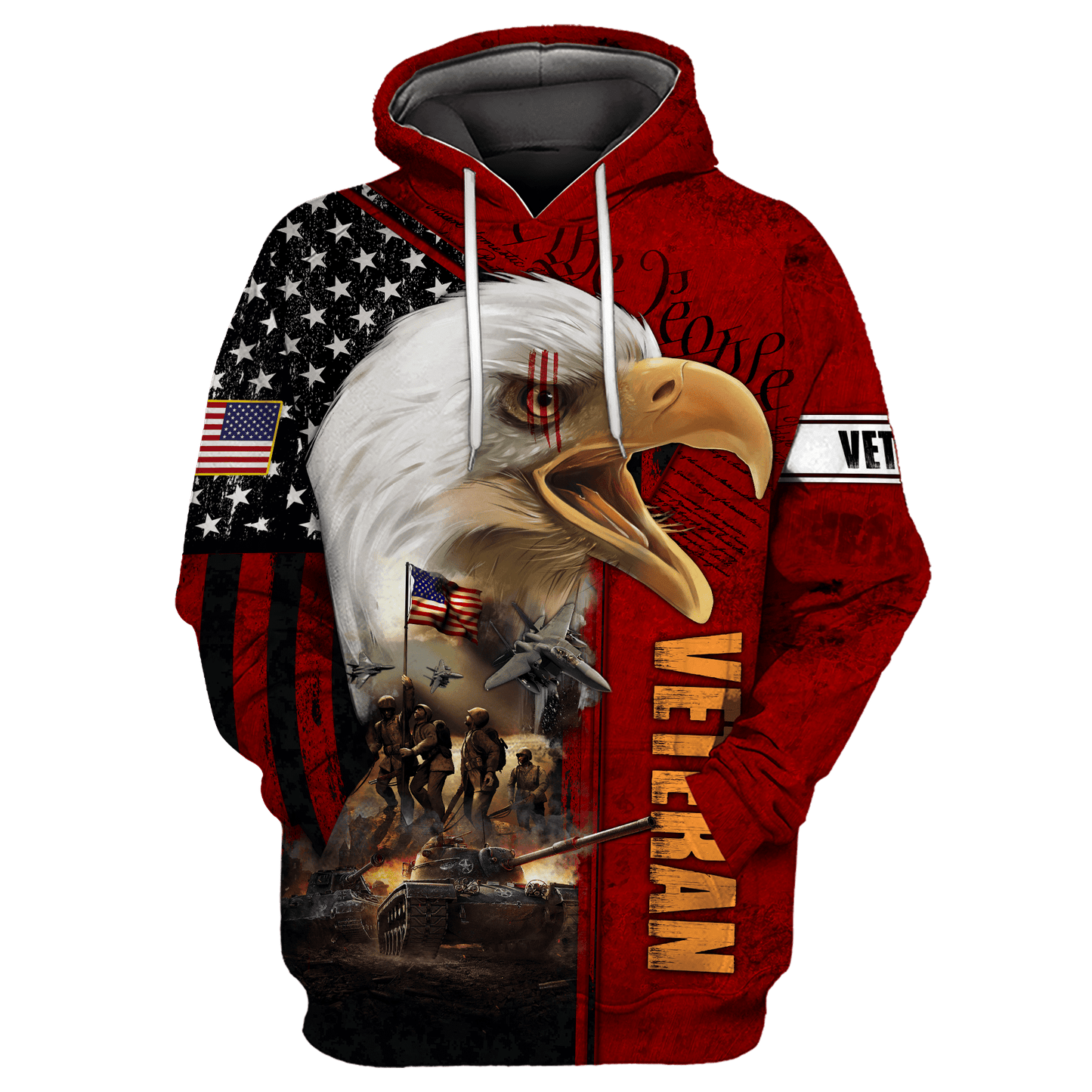 All Over Printed U.S Veteran Unisex Shirts MON29072202-VET , Gifts for veterans