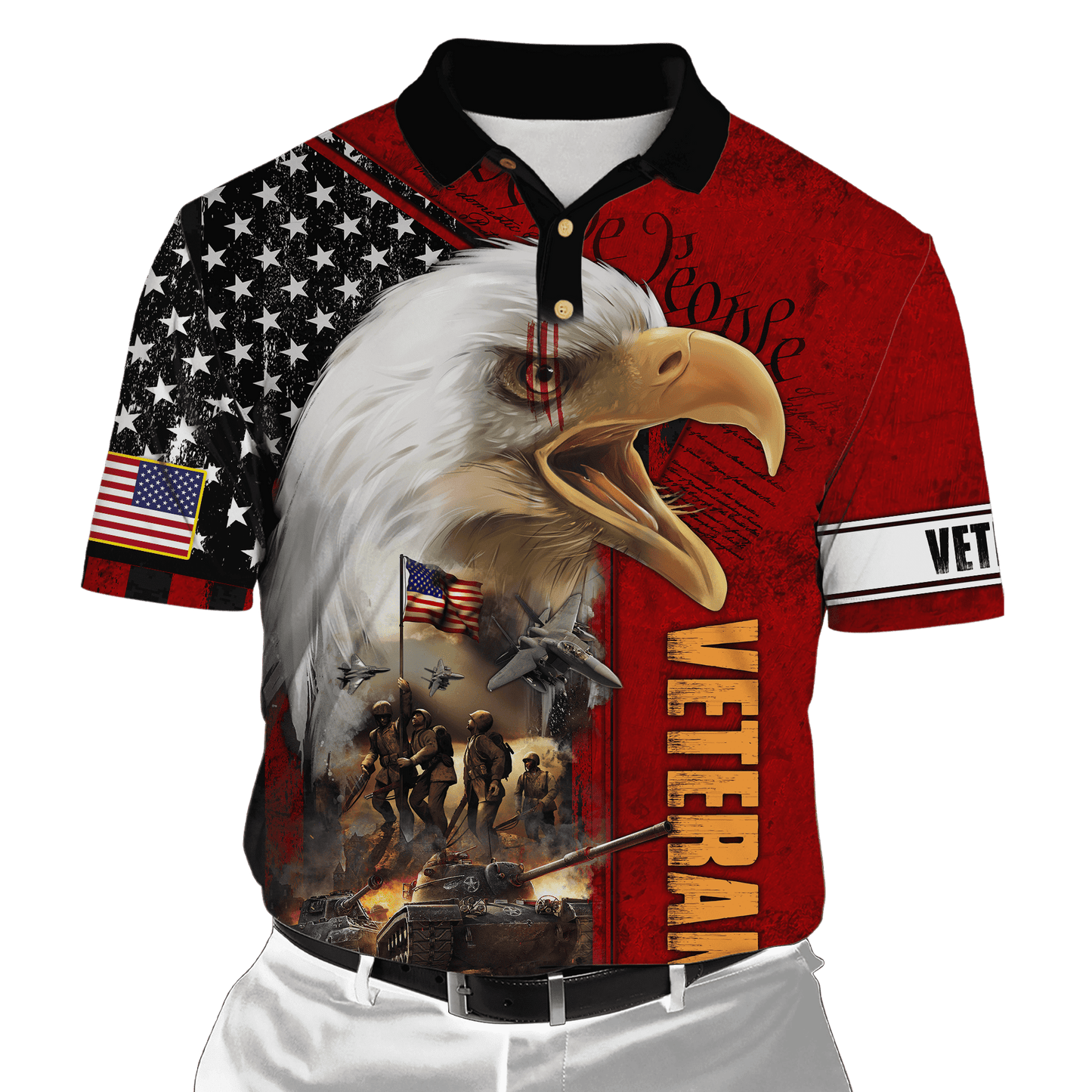 All Over Printed U.S Veteran Unisex Shirts MON29072202-VET , Gifts for veterans
