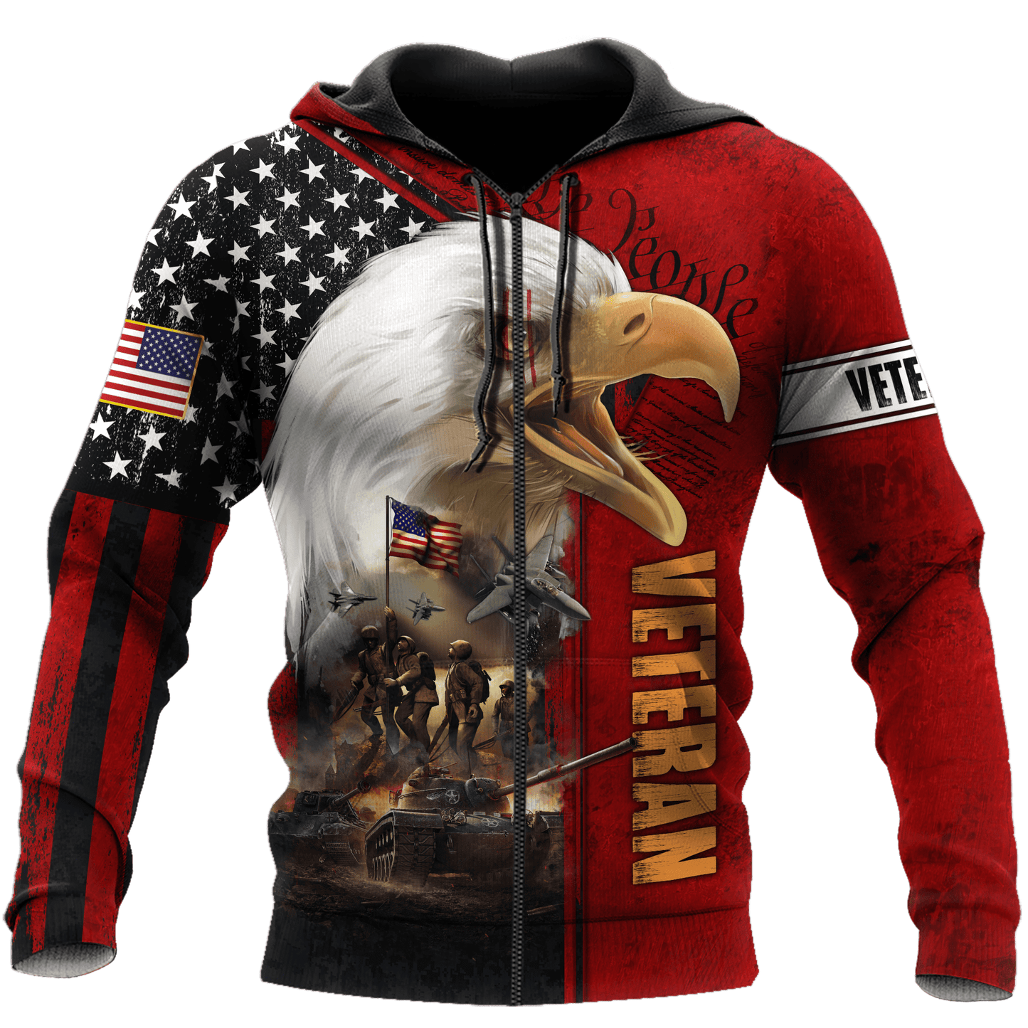 All Over Printed U.S Veteran Unisex Shirts MON29072202-VET , Gifts for veterans