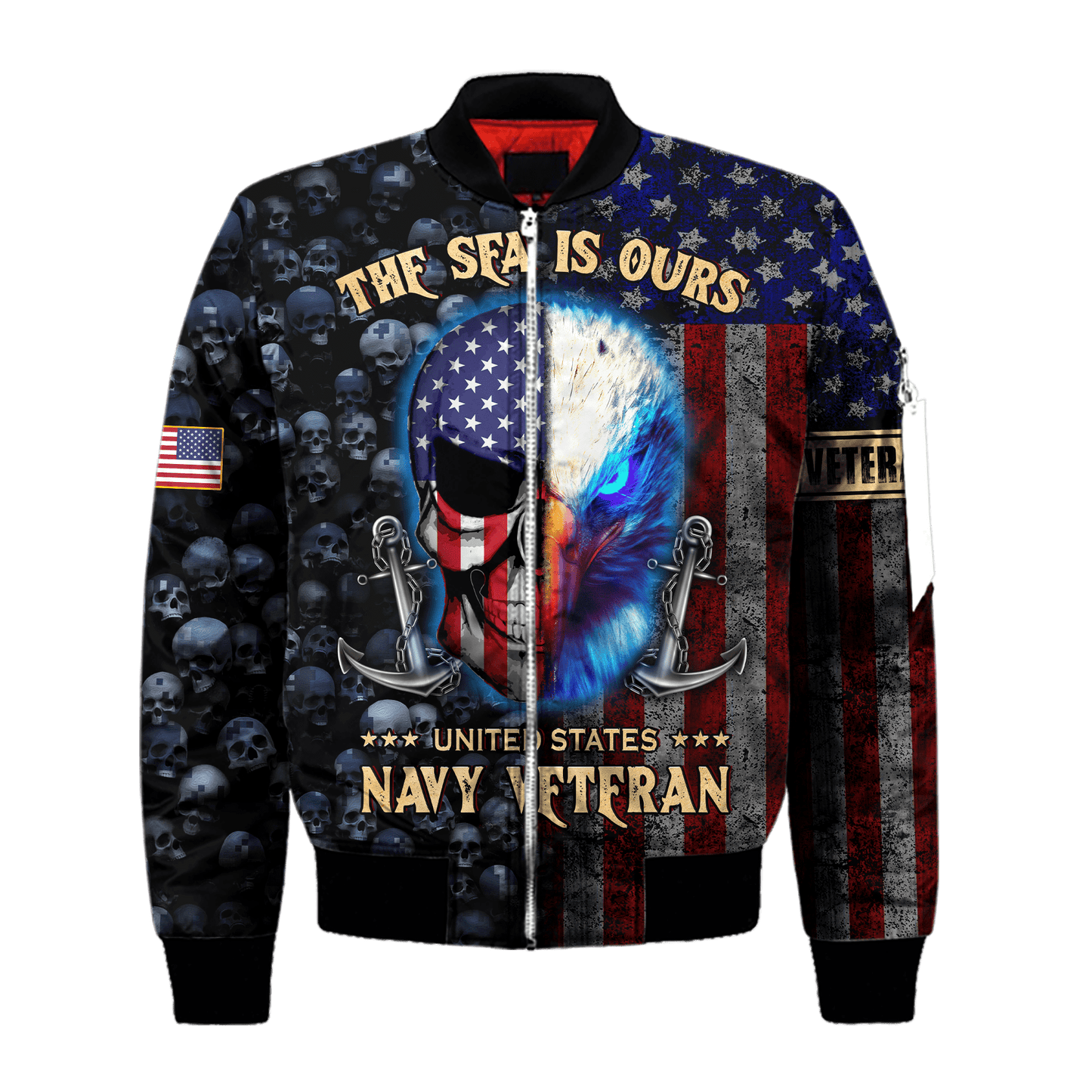 Eagle US Navy Veteran 3D All Over Printed Unisex Shirts MH02082201 - NA , Gifts for veterans