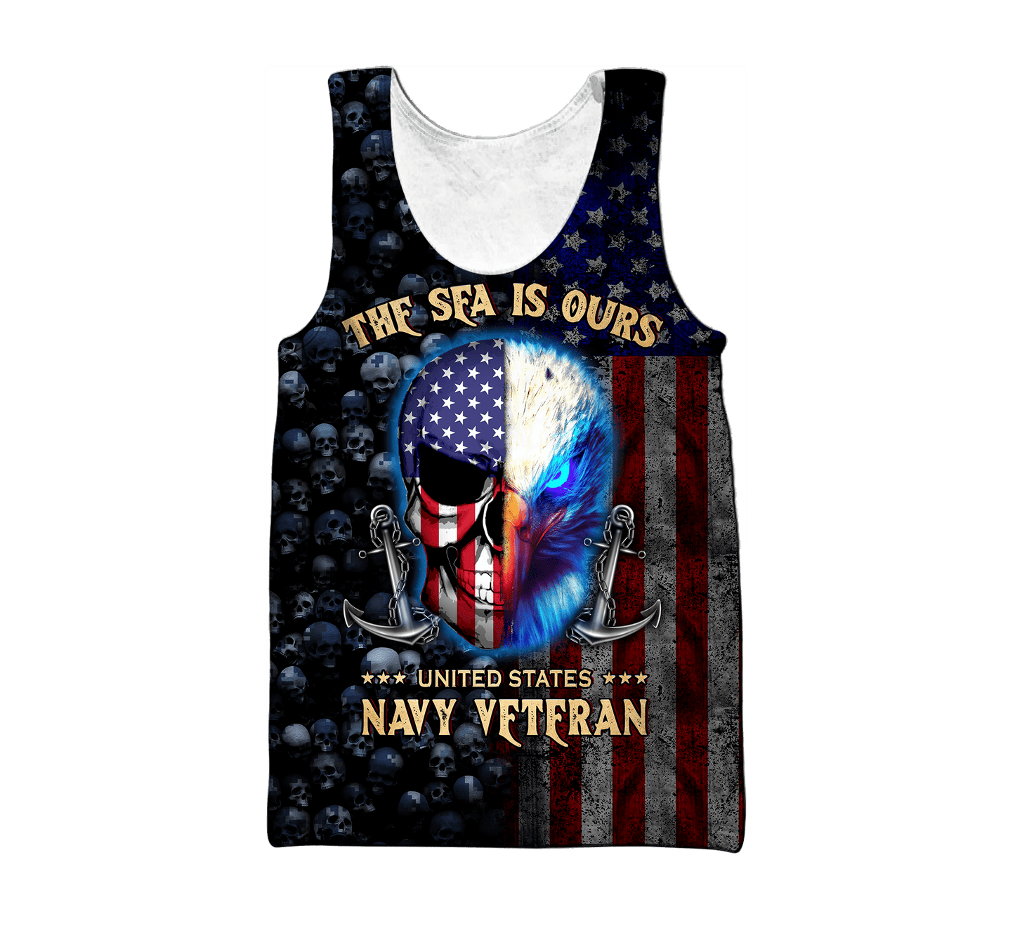 Eagle US Navy Veteran 3D All Over Printed Unisex Shirts MH02082201 - NA , Gifts for veterans