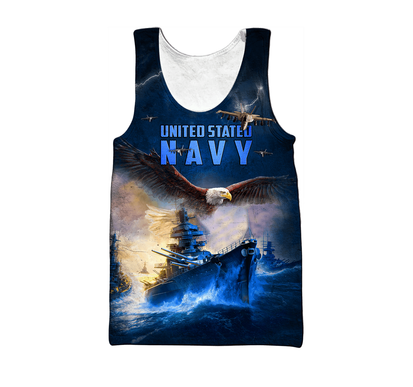 Eagle US Navy Veteran 3D All Over Printed Unisex Shirts MH02082202- NA , Gifts for veterans