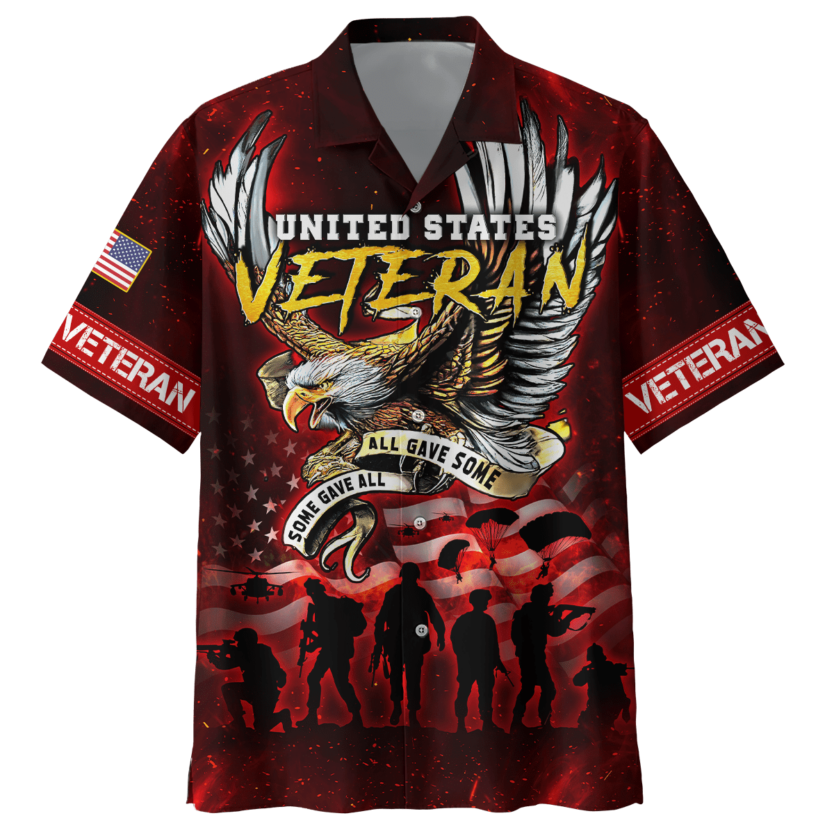 Eagle US Veteran 3D All Over Printed Unisex Shirts MH03082201 - VET , Gifts for veterans