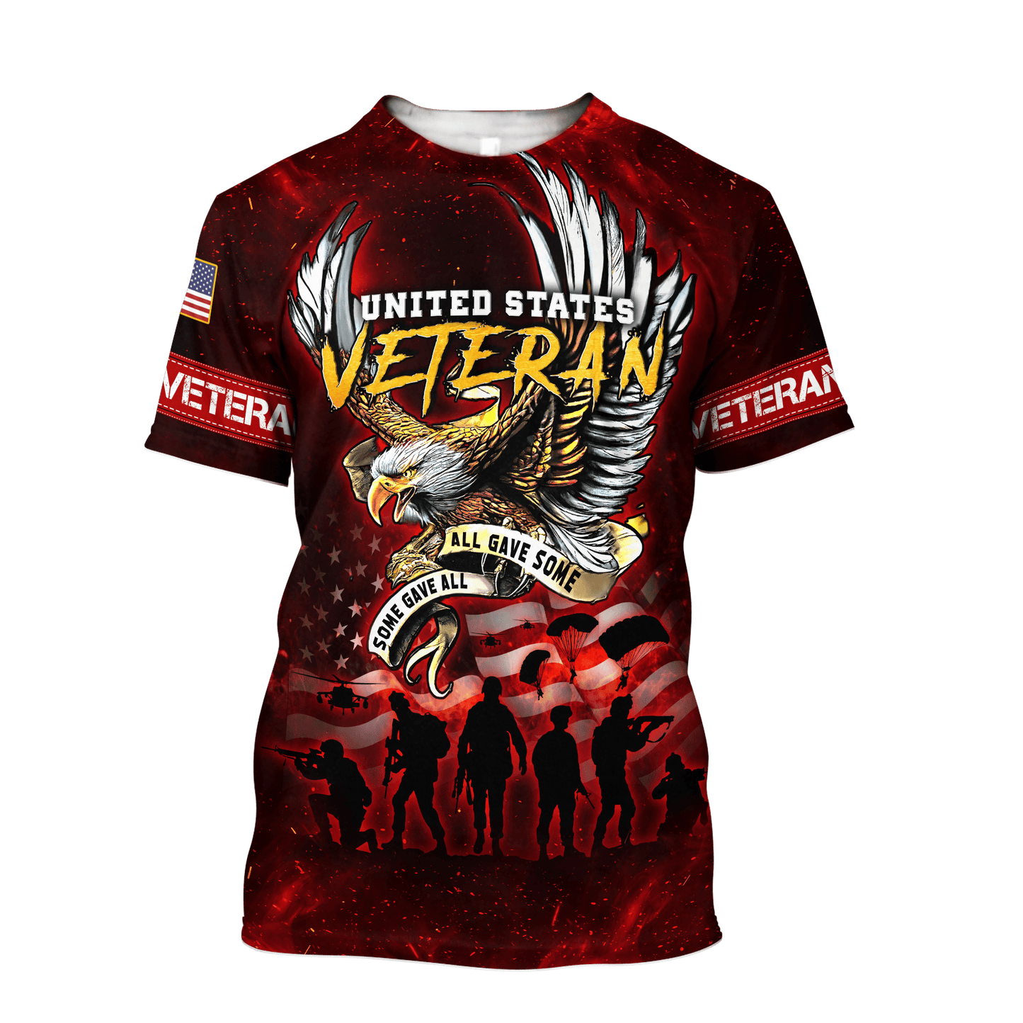 Eagle US Veteran 3D All Over Printed Unisex Shirts MH03082201 - VET , Gifts for veterans