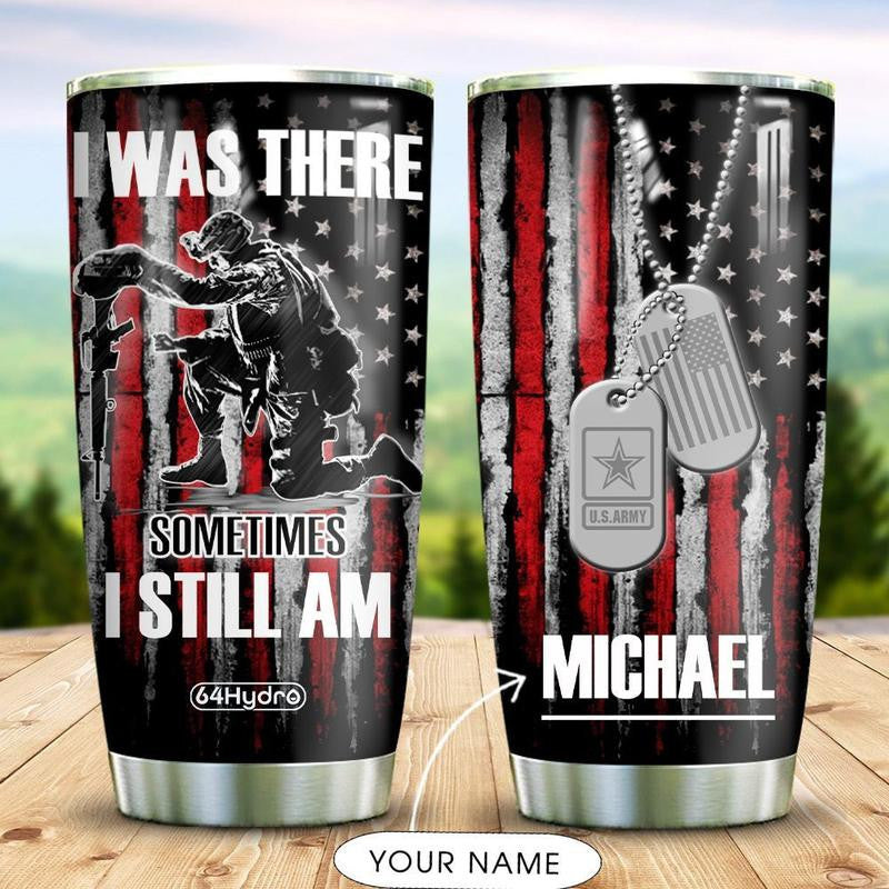 Personalized Veteran Stainless Steel Tumbler JUL21011 , Gifts for veterans