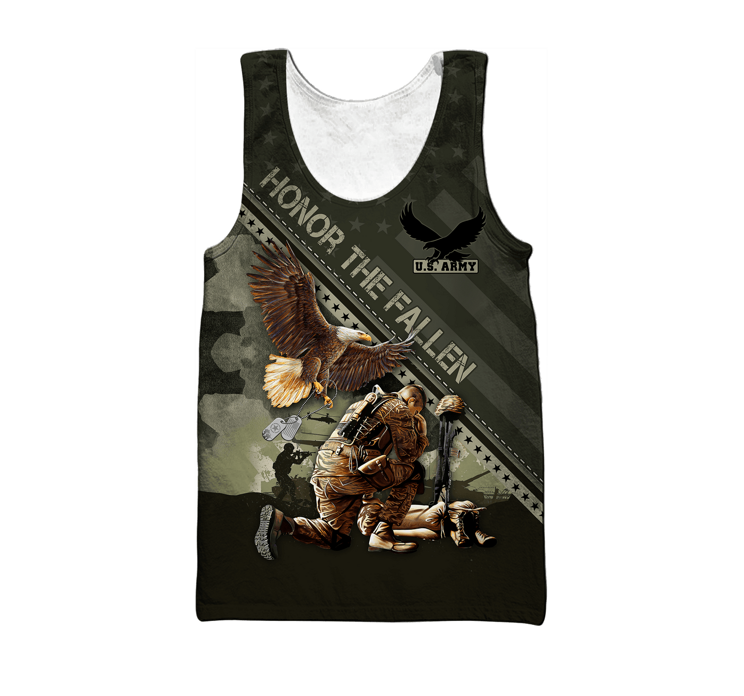 Eagle US Army Veteran 3D All Over Printed Unisex Shirts MH04082201 - AM , Gifts for veterans