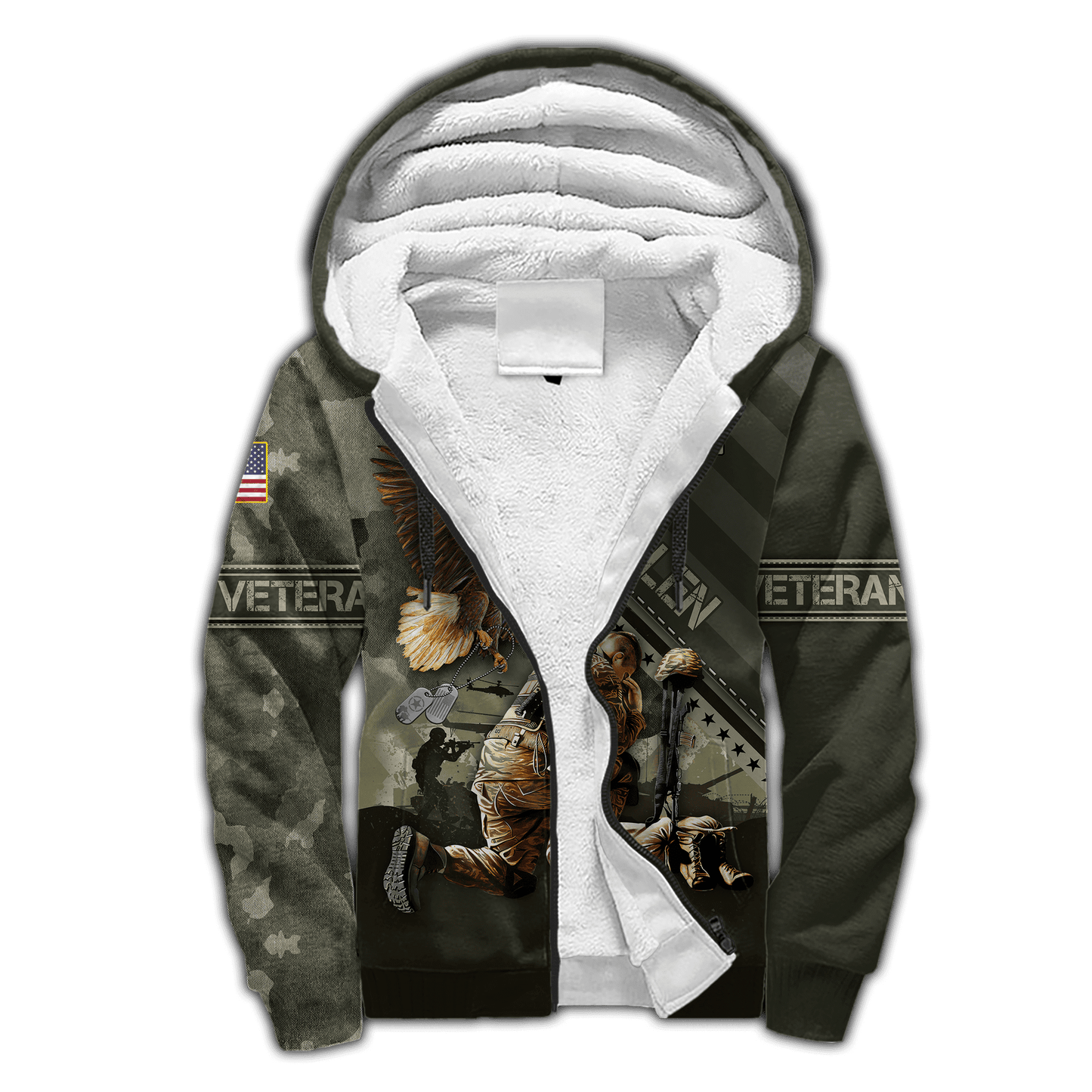 Eagle US Army Veteran 3D All Over Printed Unisex Shirts MH04082201 - AM , Gifts for veterans