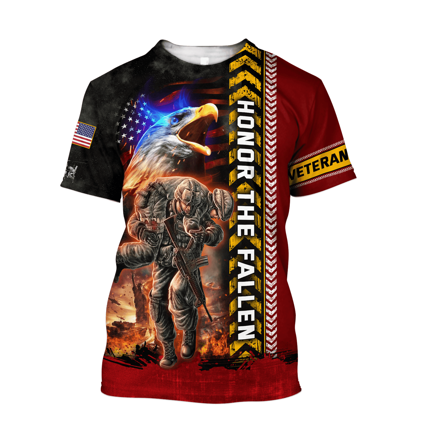 Honor The Fallen - U.S Veteran Unisex Shirts MH05082201 - VET , Gifts for veterans, easychoo.com