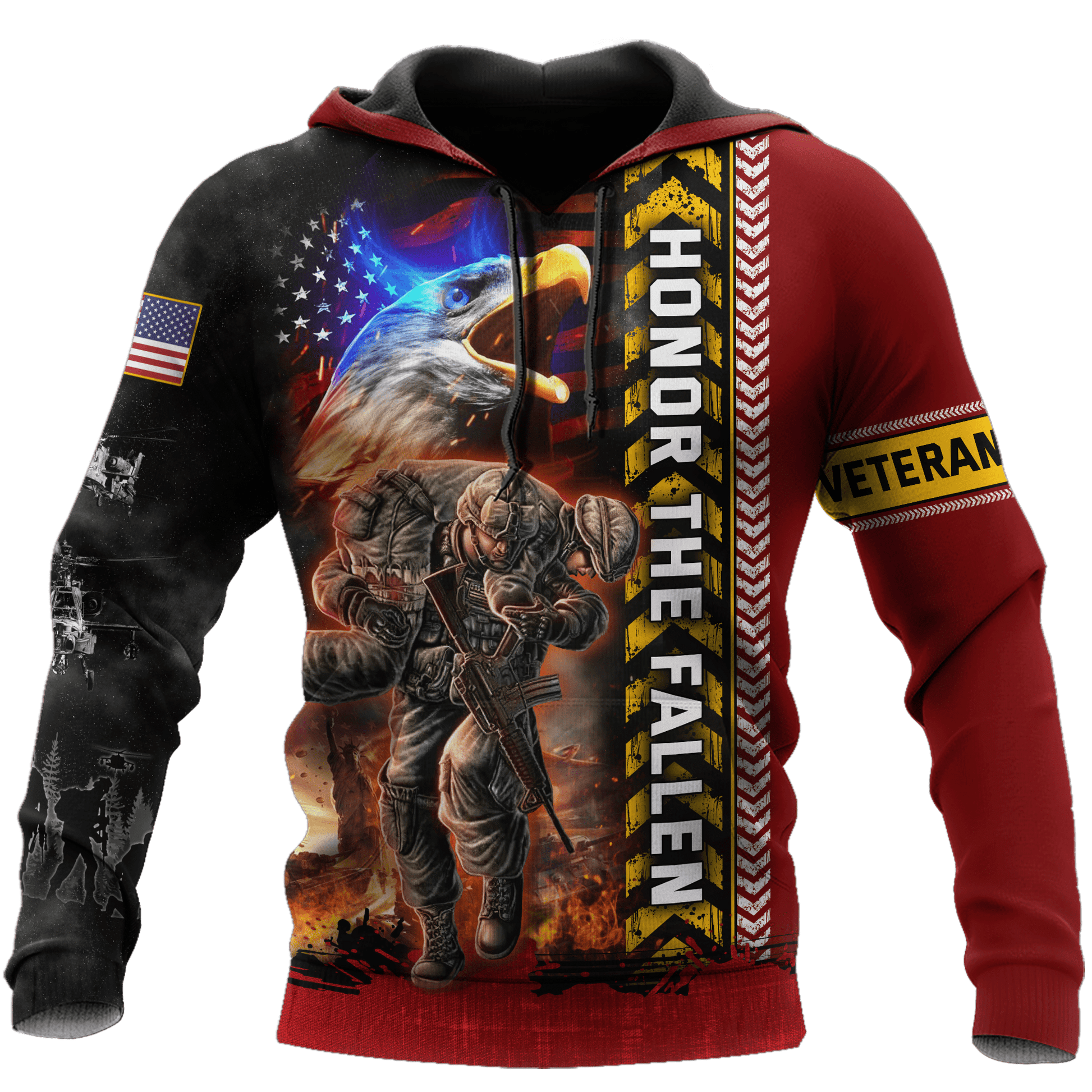 Honor The Fallen - U.S Veteran Unisex Shirts MH05082201 - VET , Gifts for veterans, easychoo.com