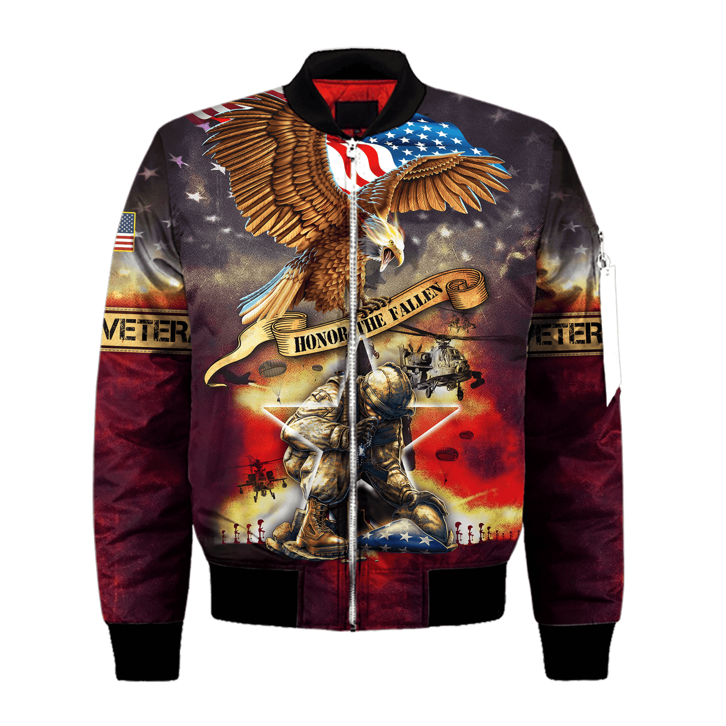 Honor The Fallen - Eagle U.S Veteran Unisex Shirts MH09082201 - VET , Gifts for veterans