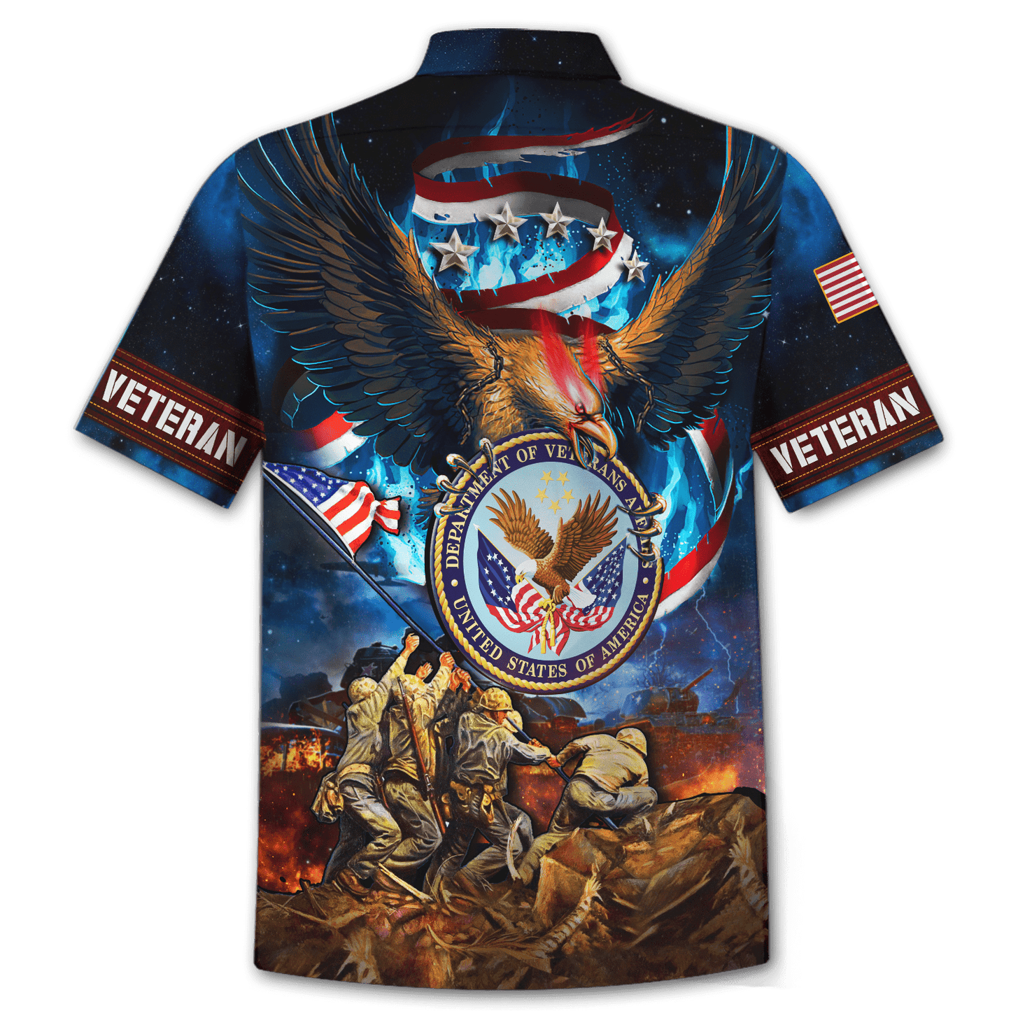 US Veteran - Eagle Honor The Fallen 3D All Over Printed Unisex Shirts MH10082202 - VET , Gifts for veterans