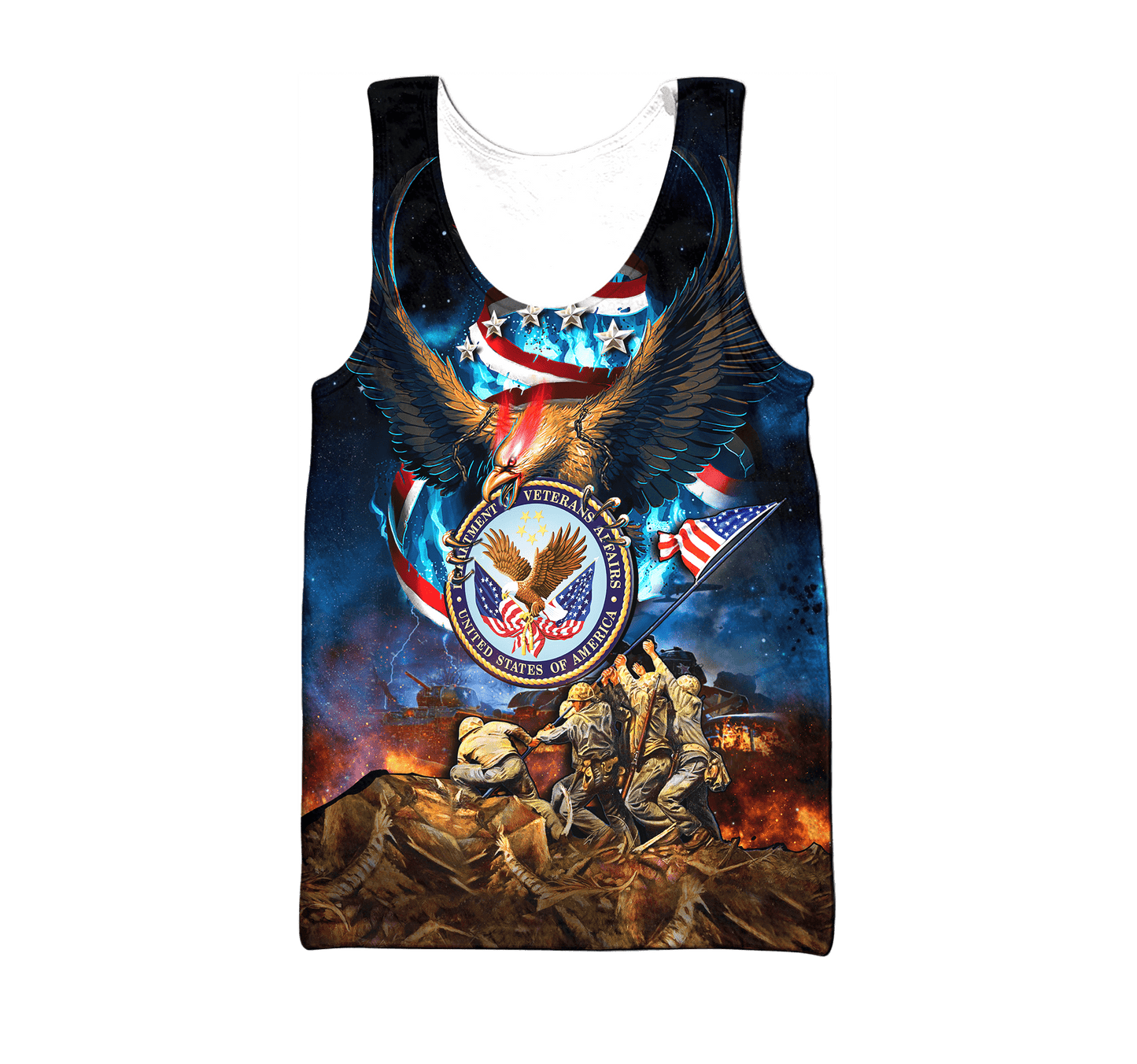 US Veteran - Eagle Honor The Fallen 3D All Over Printed Unisex Shirts MH10082202 - VET , Gifts for veterans
