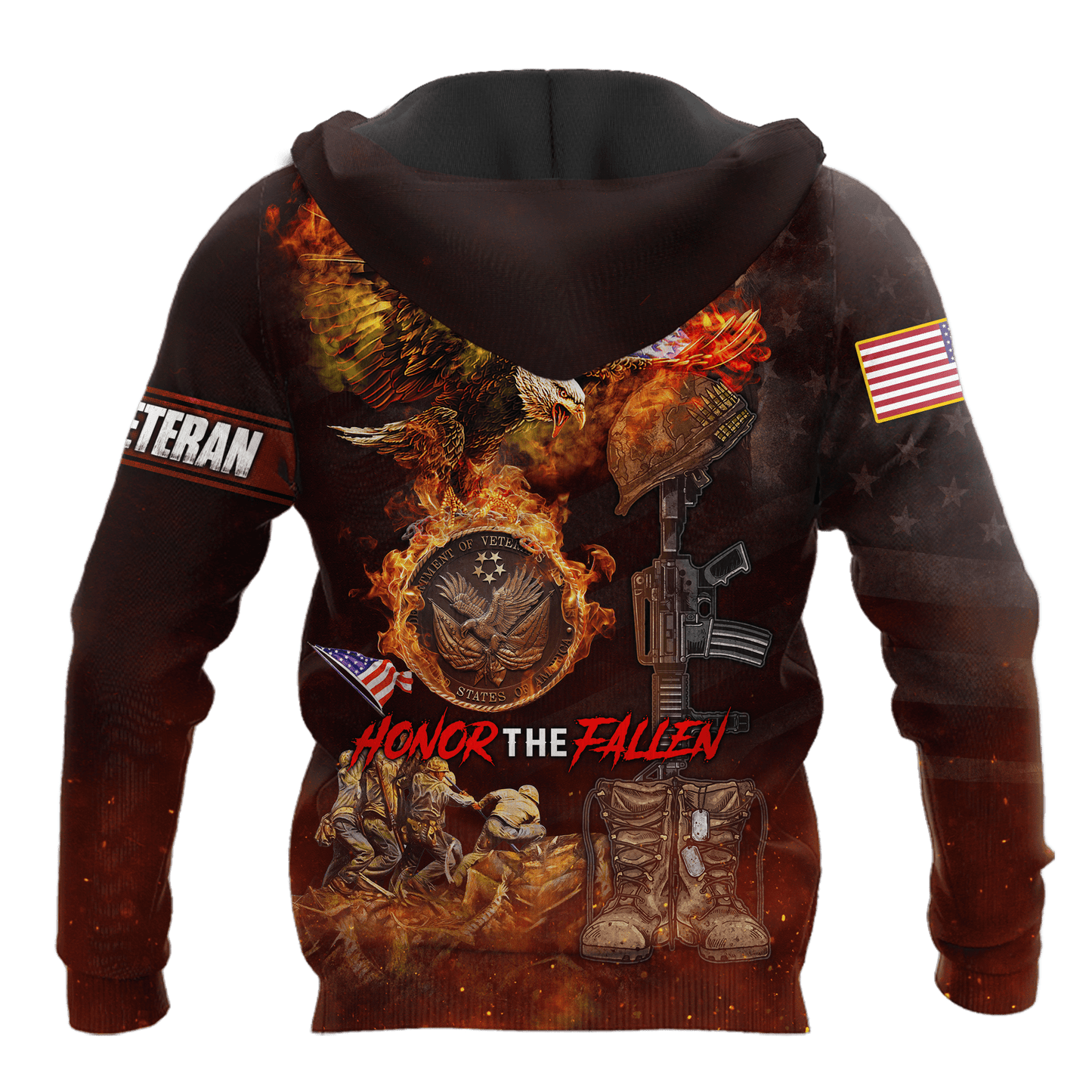 US Veteran - Honor The Fallen 3D All Over Printed Unisex Shirts MON18082201-VET , Gifts for veterans