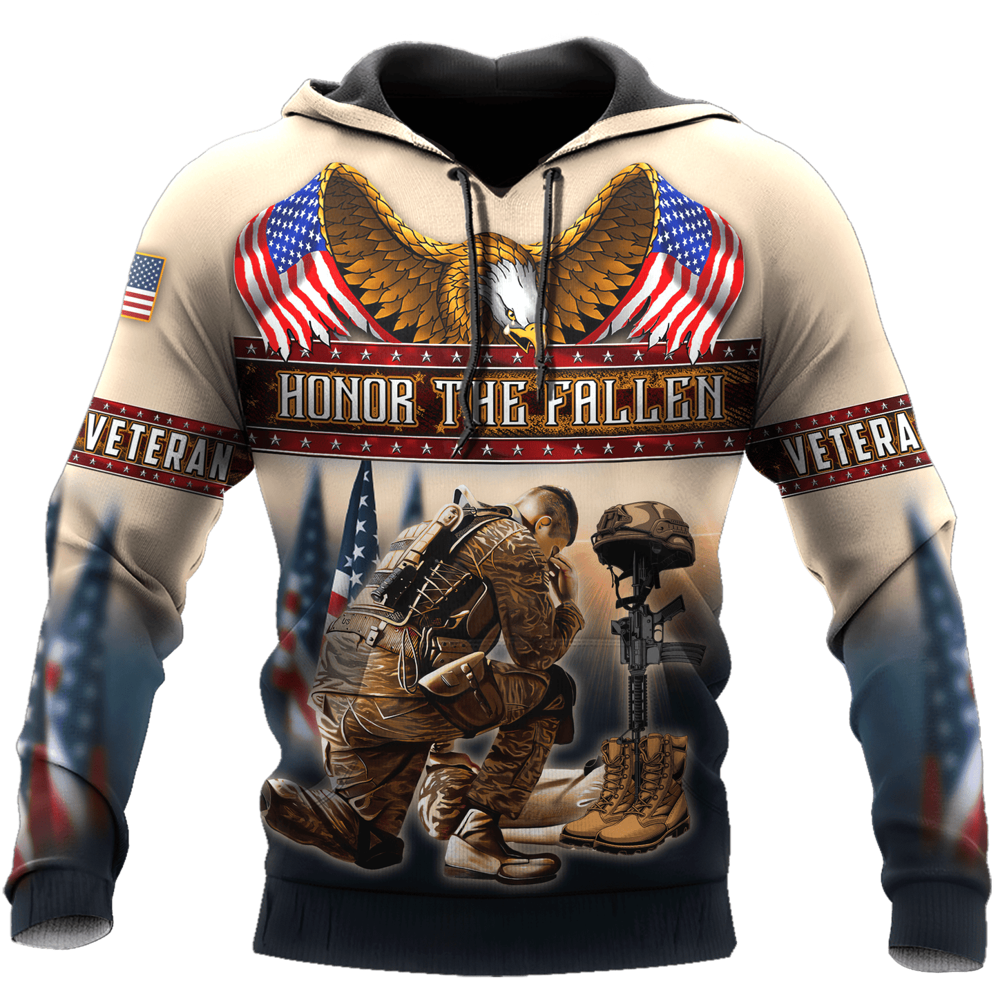 US Veteran - Honor The Fallen 3D All Over Printed Unisex Shirts MH25082201 - VET , Gifts for veterans