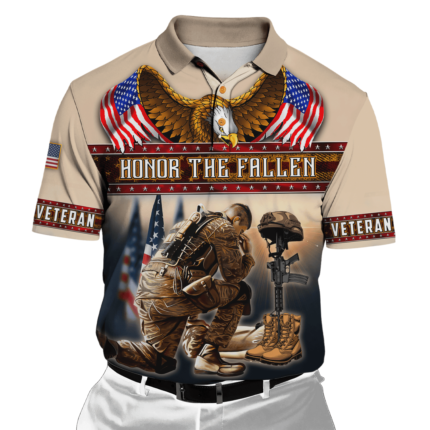 US Veteran - Honor The Fallen 3D All Over Printed Unisex Shirts MH25082201 - VET , Gifts for veterans