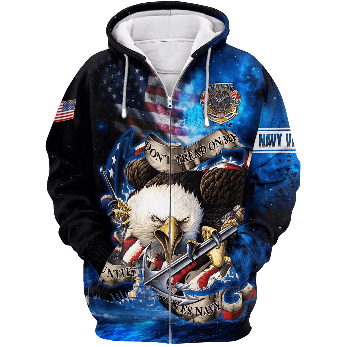 All Over Printed U.S Navy Veteran Unisex Shirts MON27072201- NA , Gifts for veterans