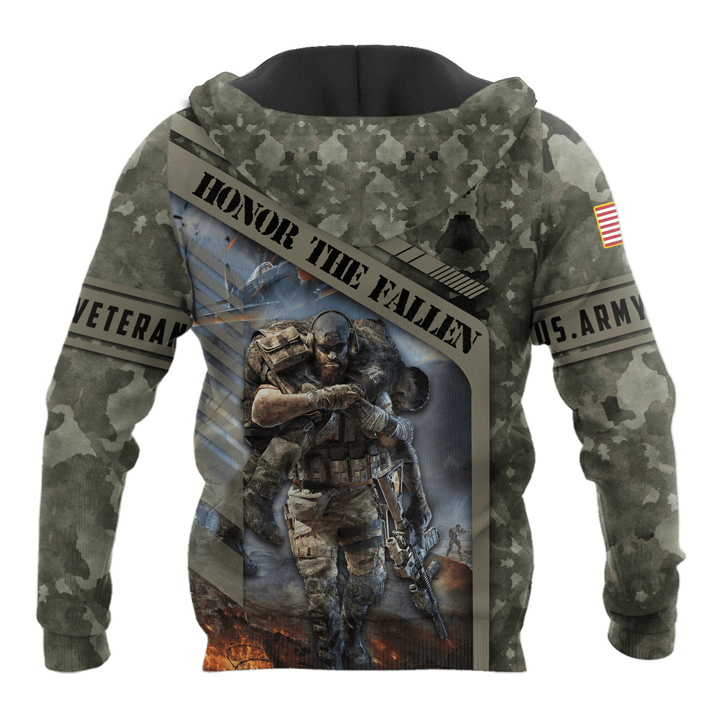 US Army - Honor The Fallen 3D All Over Printed Unisex Shirts TT080902-AM , Gifts for veterans