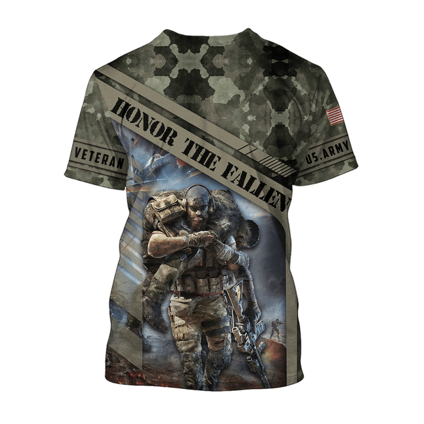 US Army - Honor The Fallen 3D All Over Printed Unisex Shirts TT080902-AM , Gifts for veterans