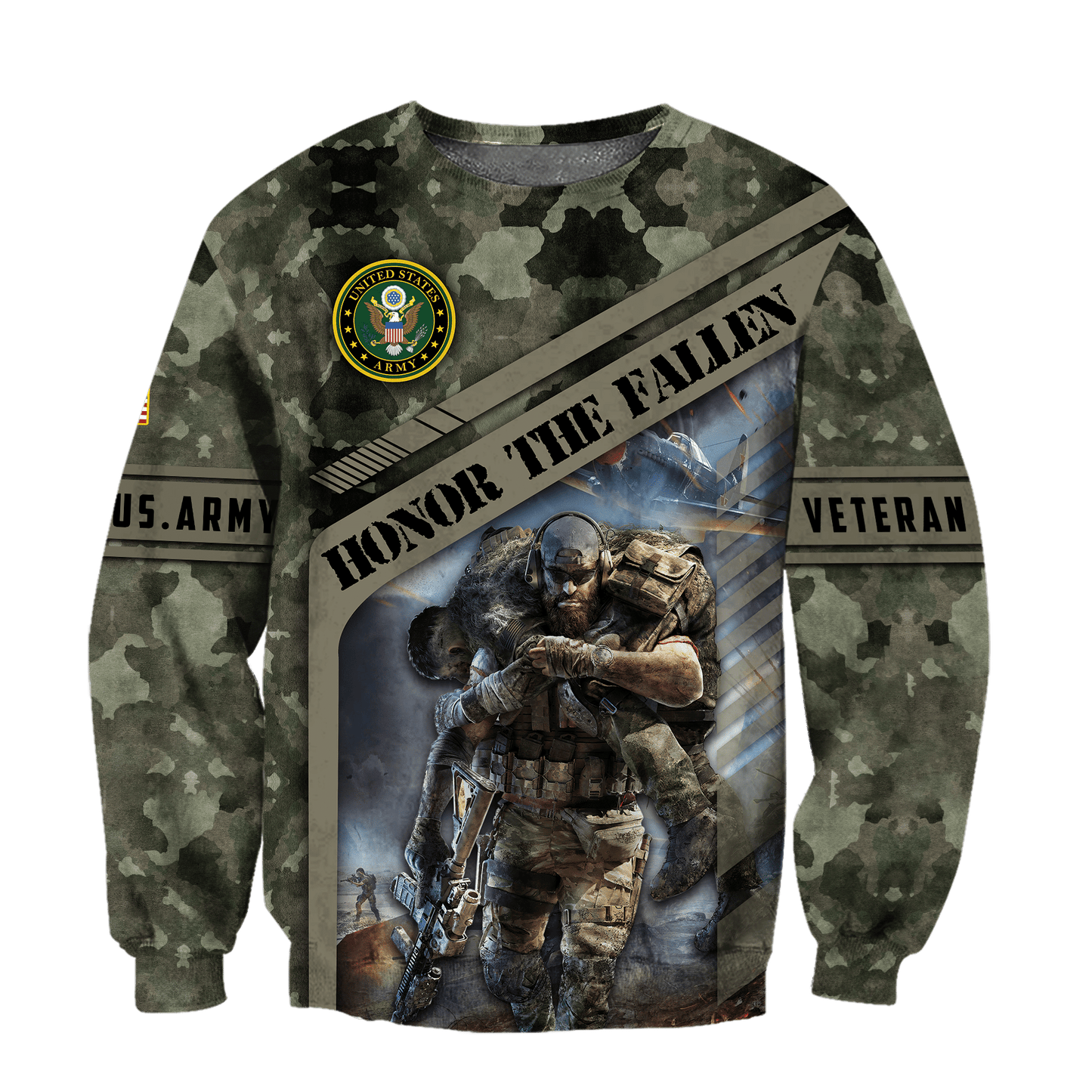 US Army - Honor The Fallen 3D All Over Printed Unisex Shirts TT080902-AM , Gifts for veterans