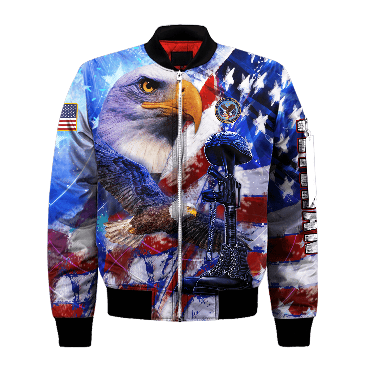 US Veteran - Eagles American Flag Unisex Shirts MON05102202-VET , Gifts for veterans