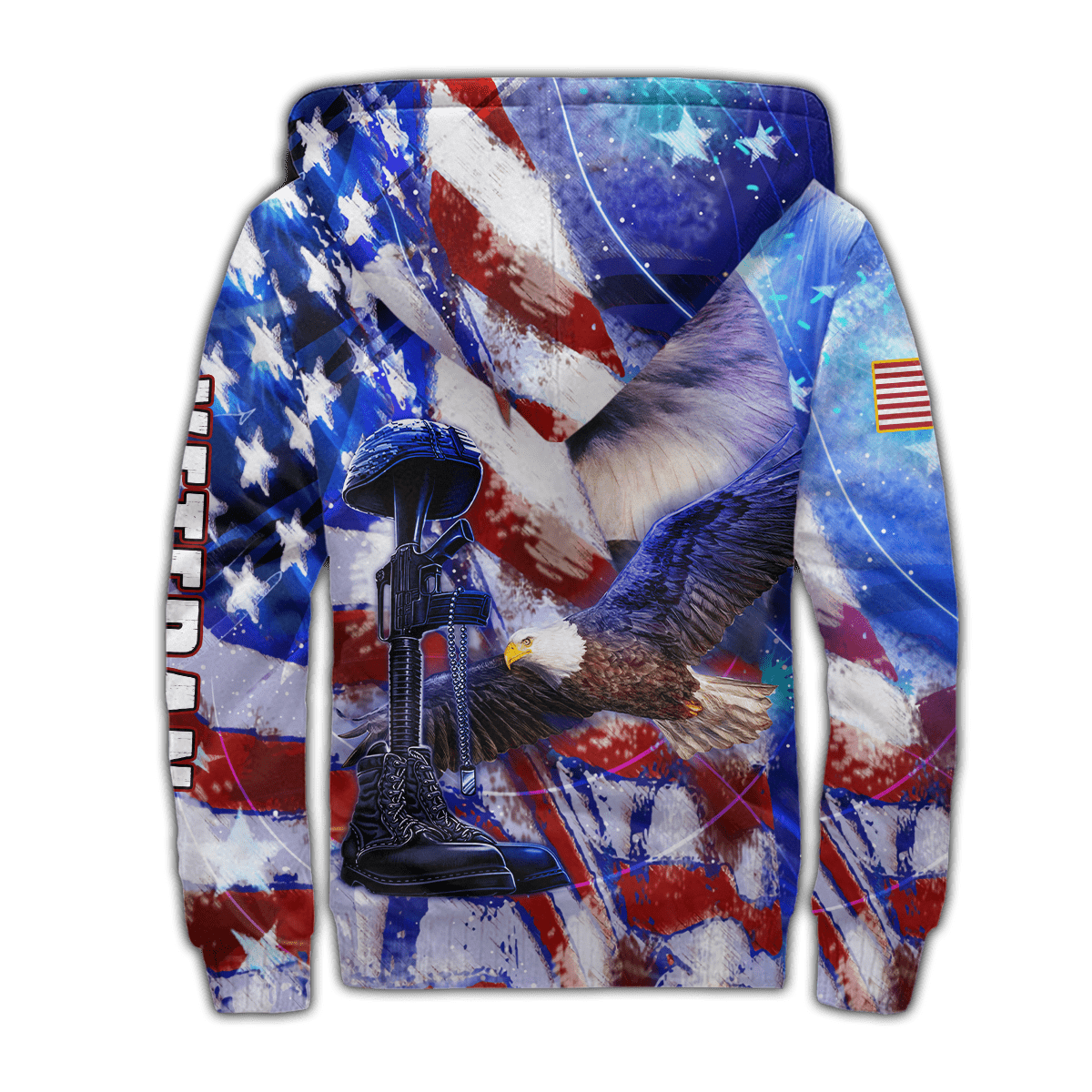 US Veteran - Eagles American Flag Unisex Shirts MON05102202-VET , Gifts for veterans