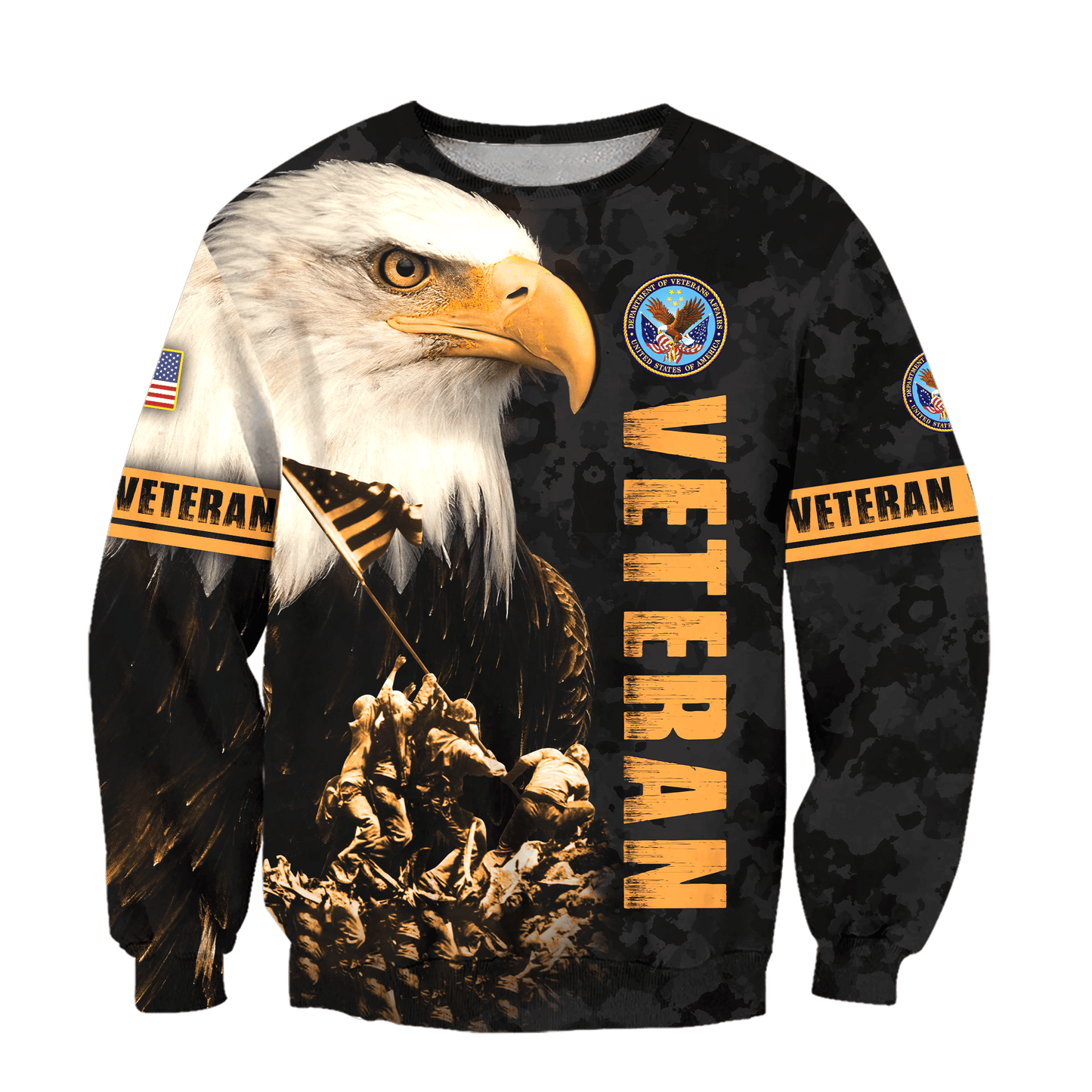 US Veteran - American Big Eagle Unisex Shirts MH04102202 - VET , Gifts for veterans