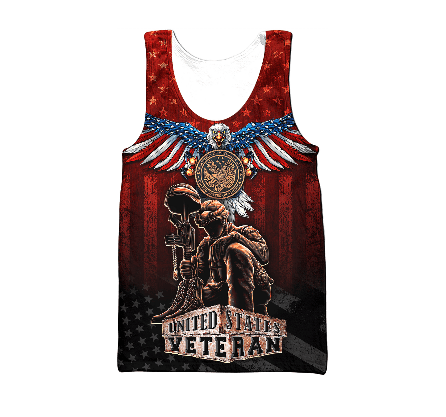 US Veteran - American Red Eagle Unisex Shirts MH04102201 - VET , Gifts for veterans