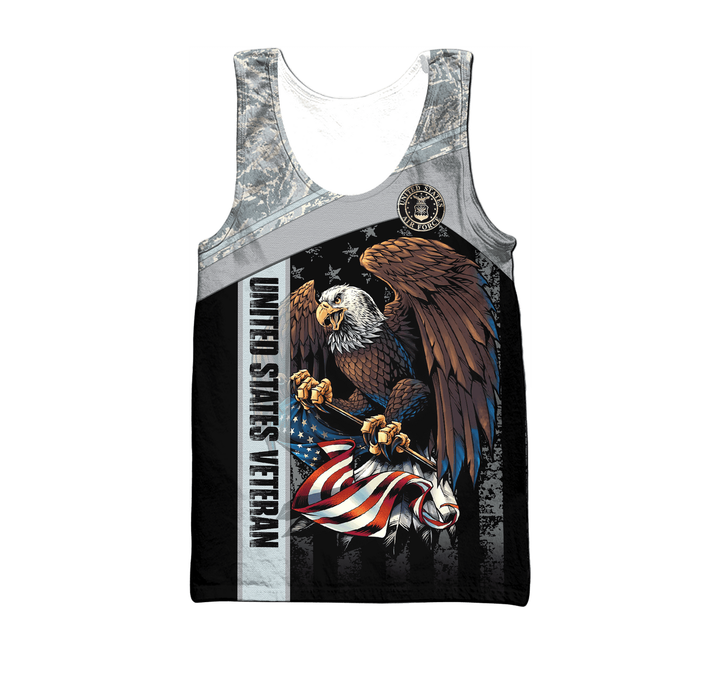 US Air Force - American Bald Eagle Flag All Unisex Shirts MON04112205-AF , Gifts for veterans, easychoo.com
