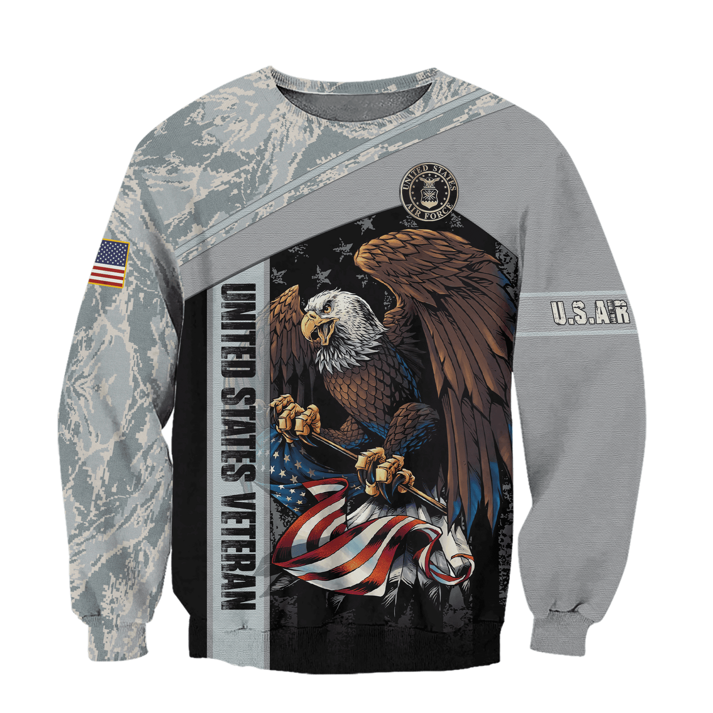 US Air Force - American Bald Eagle Flag All Unisex Shirts MON04112205-AF , Gifts for veterans, easychoo.com