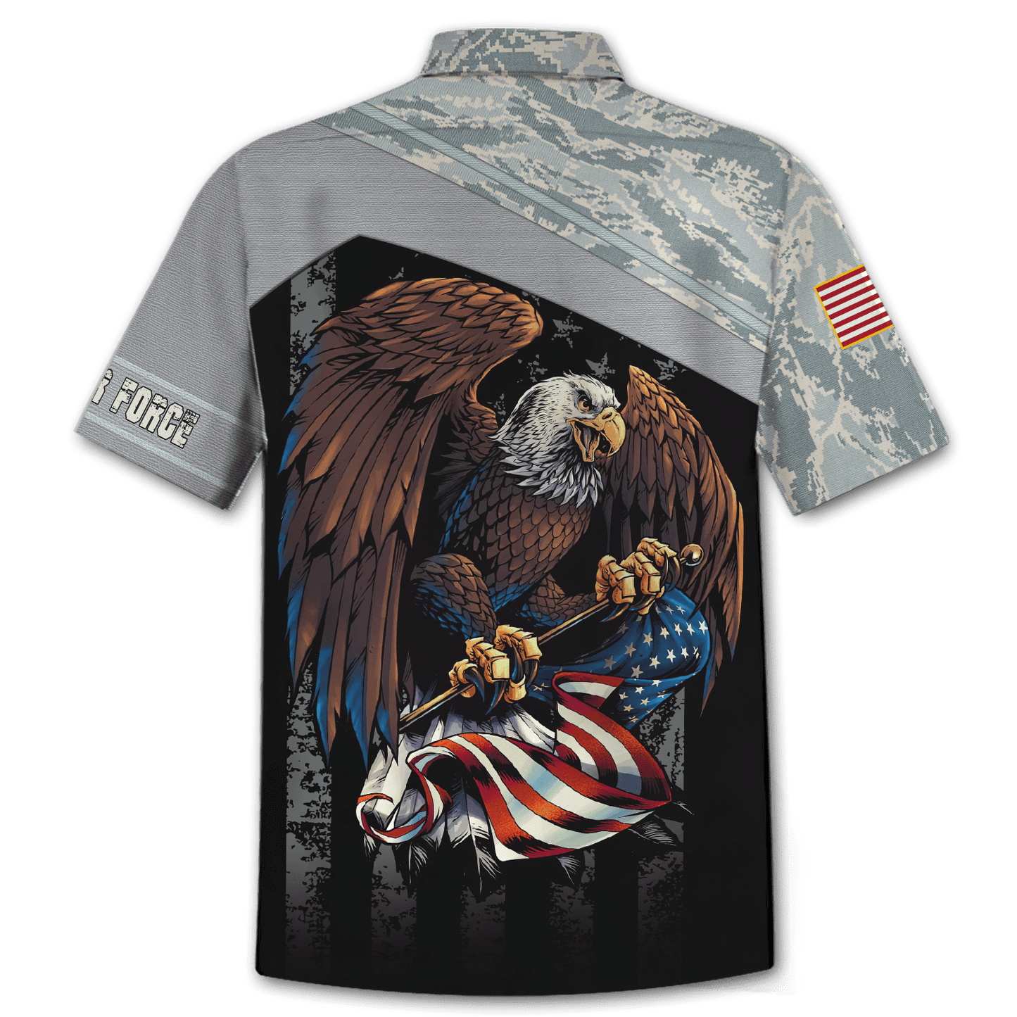 US Air Force - American Bald Eagle Flag All Unisex Shirts MON04112205-AF , Gifts for veterans, easychoo.com