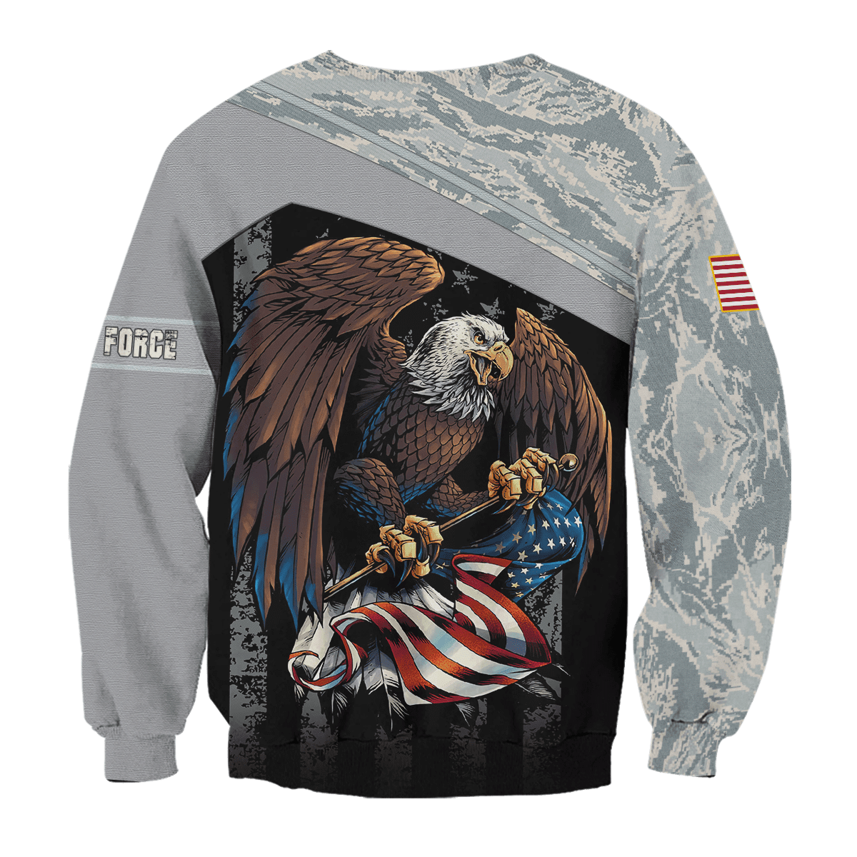 US Air Force - American Bald Eagle Flag All Unisex Shirts MON04112205-AF , Gifts for veterans, easychoo.com