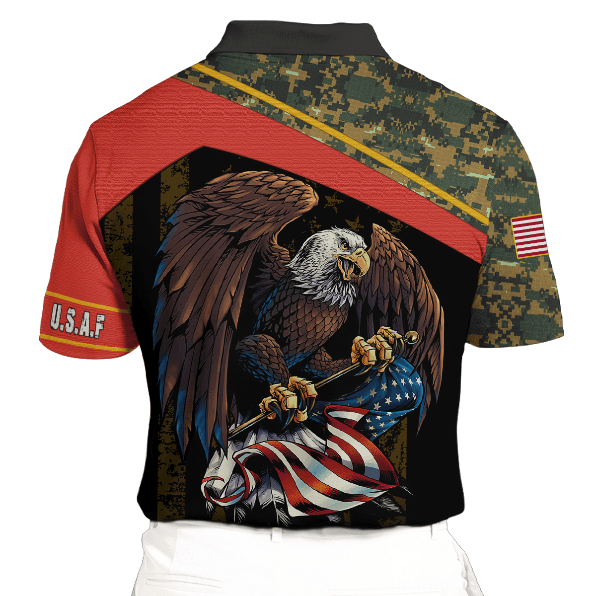 US Coast Guard - American Bald Eagle Flag Unisex Shirts MON04112206-CG , Gifts for veterans