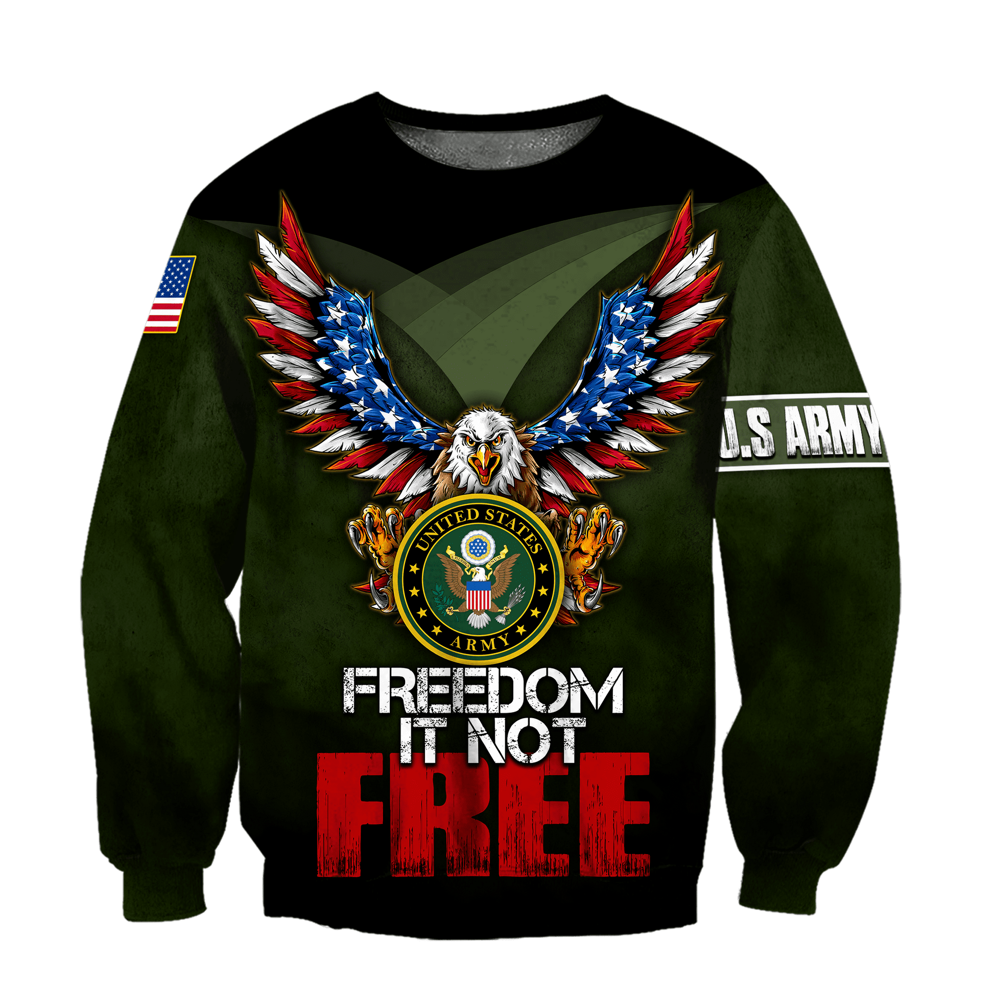 US Veteran - Freedom It Not Free Unisex Shirts TT04112201-VET , Gifts for veterans, easychoo.com
