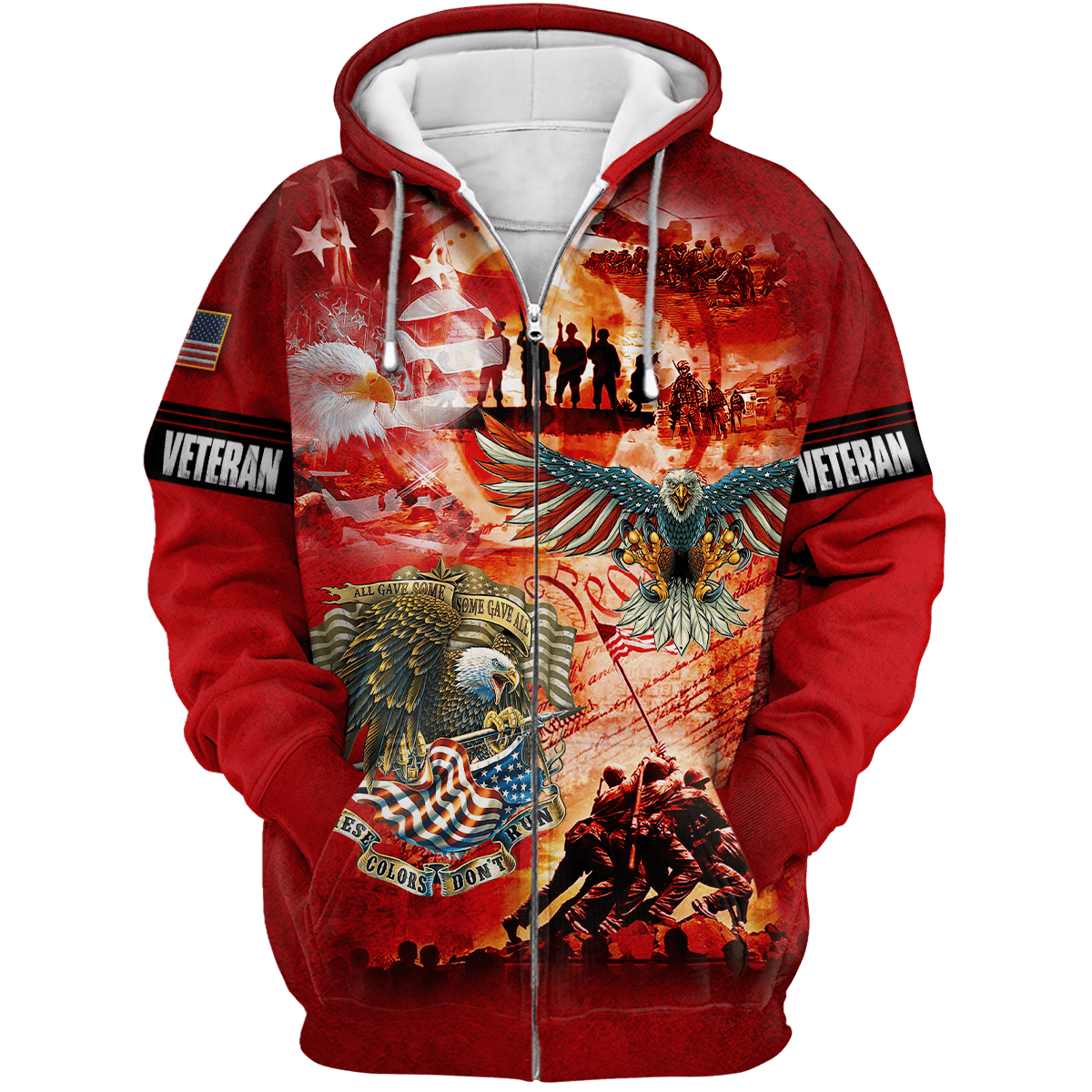 ALL GAVE SOME SOME GAVE ALL - US VETERAN POLO WITH POCKET , Gifts for veterans, easychoo.com