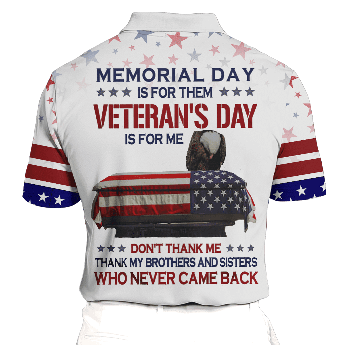 US VETERAN - REMEMBER - HONOR - RESPECT - POLO WITH POCKET , Gifts for veterans