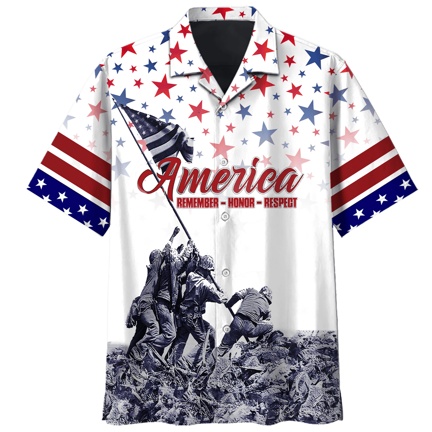US VETERAN - REMEMBER - HONOR - RESPECT - POLO WITH POCKET , Gifts for veterans
