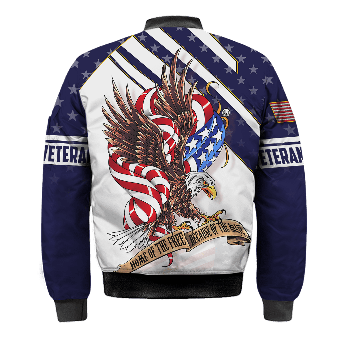 HOME OF THE FREE BECAUSE OF THE BRAVE - HAWAIIAN SHIRT , Gifts for veterans, easychoo.com