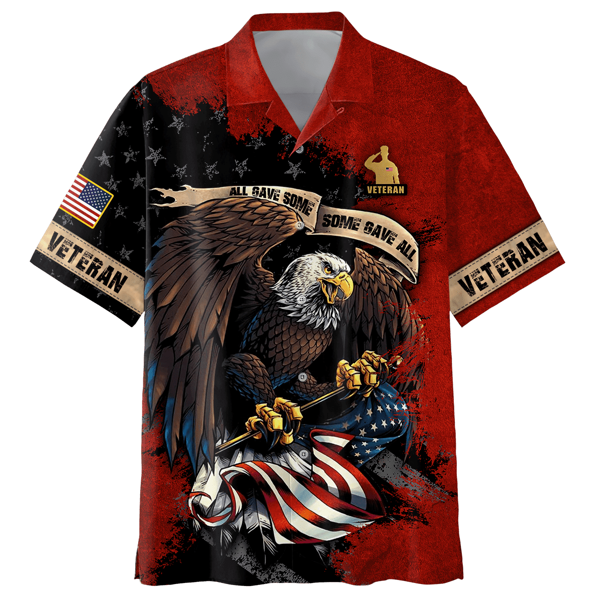 Memorial Day - All Gave Some Some Gave All - Unisex Polo With Pocket , Gifts for veterans