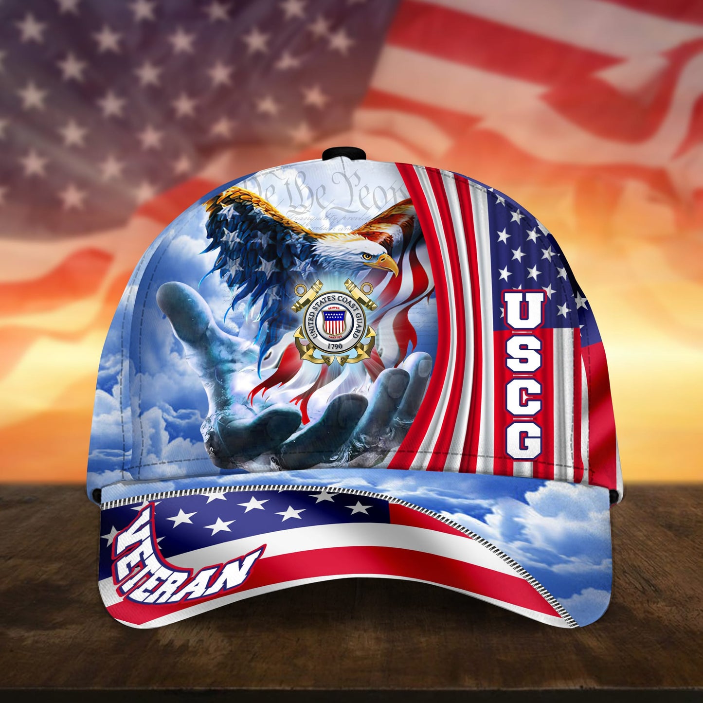 Premium American Pride US Veterans Cap dabc240502