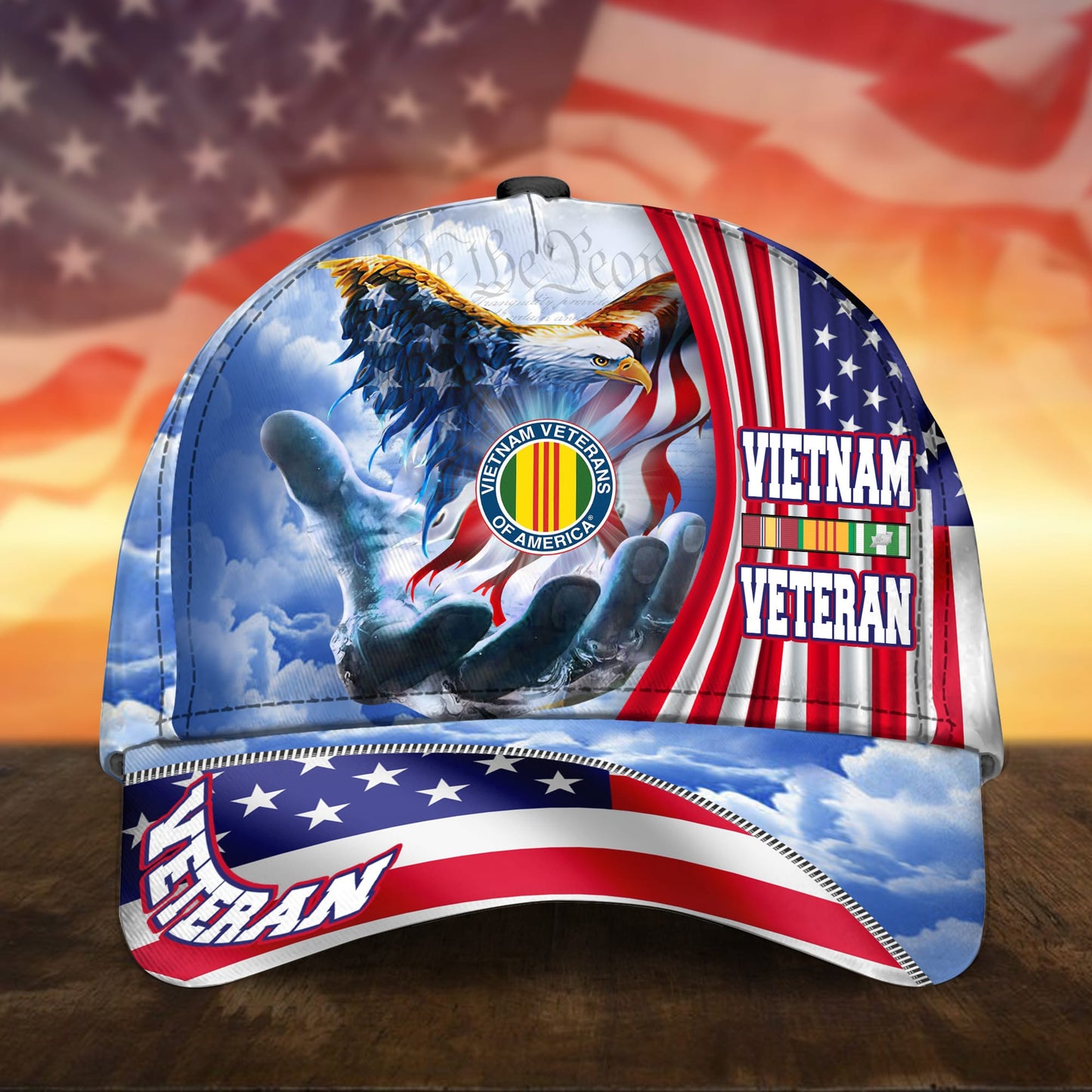 Premium American Pride US Veterans Cap dabc240502