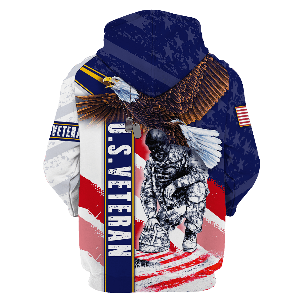 US Veteran - Veteran Day Is For Them Zip Hoodie 3D , Gifts for veterans, easychoo.com